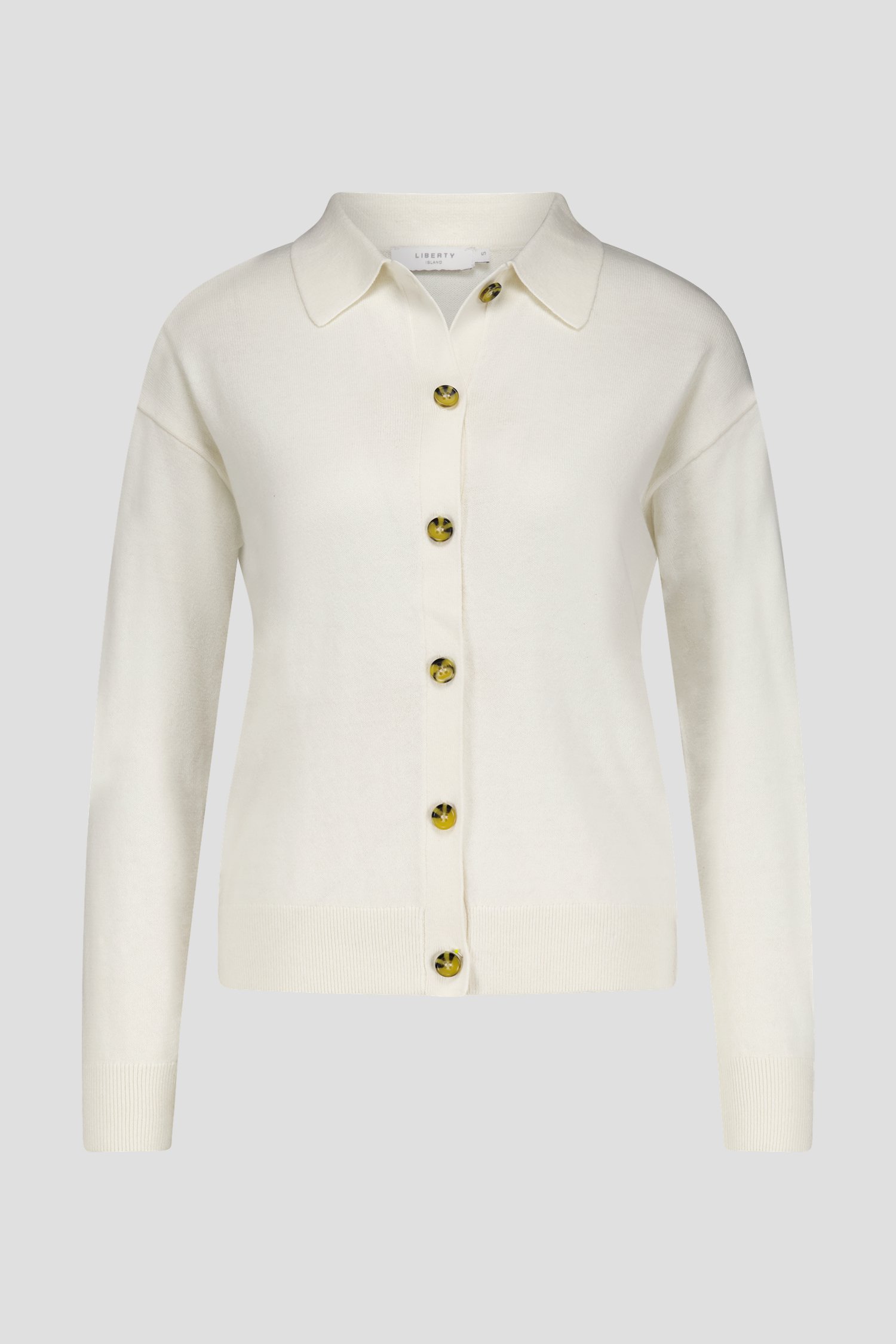 Productfoto 1 van Fijngebreide ecru cardigan  door Liberty Island voor Dames