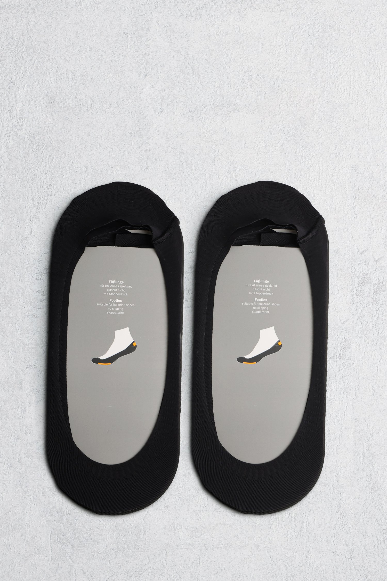 Footies noirs - 2 paires de Camano pour Femmes