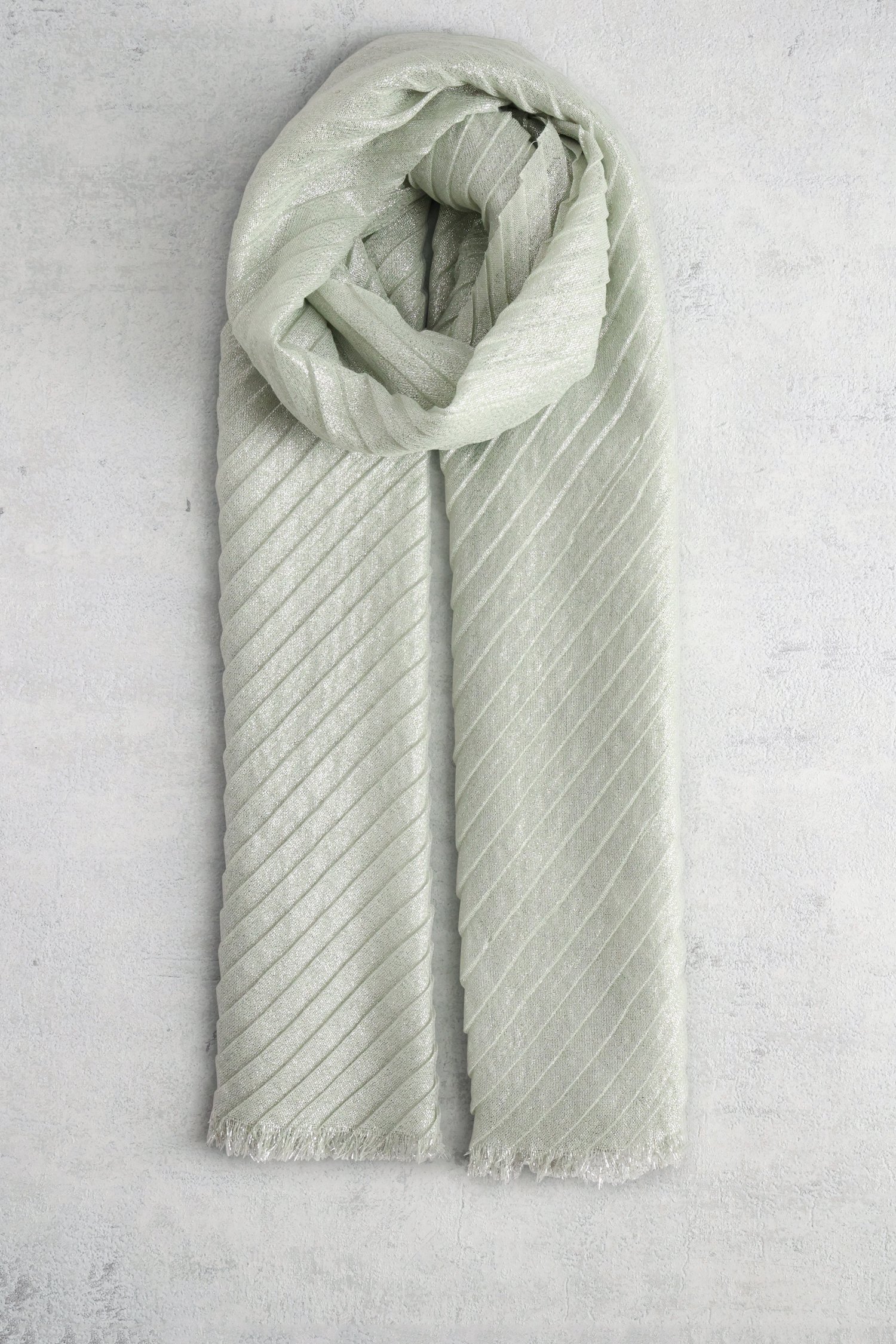 Foulard fin pailleté - vert clair de Liberty Island pour Femmes
