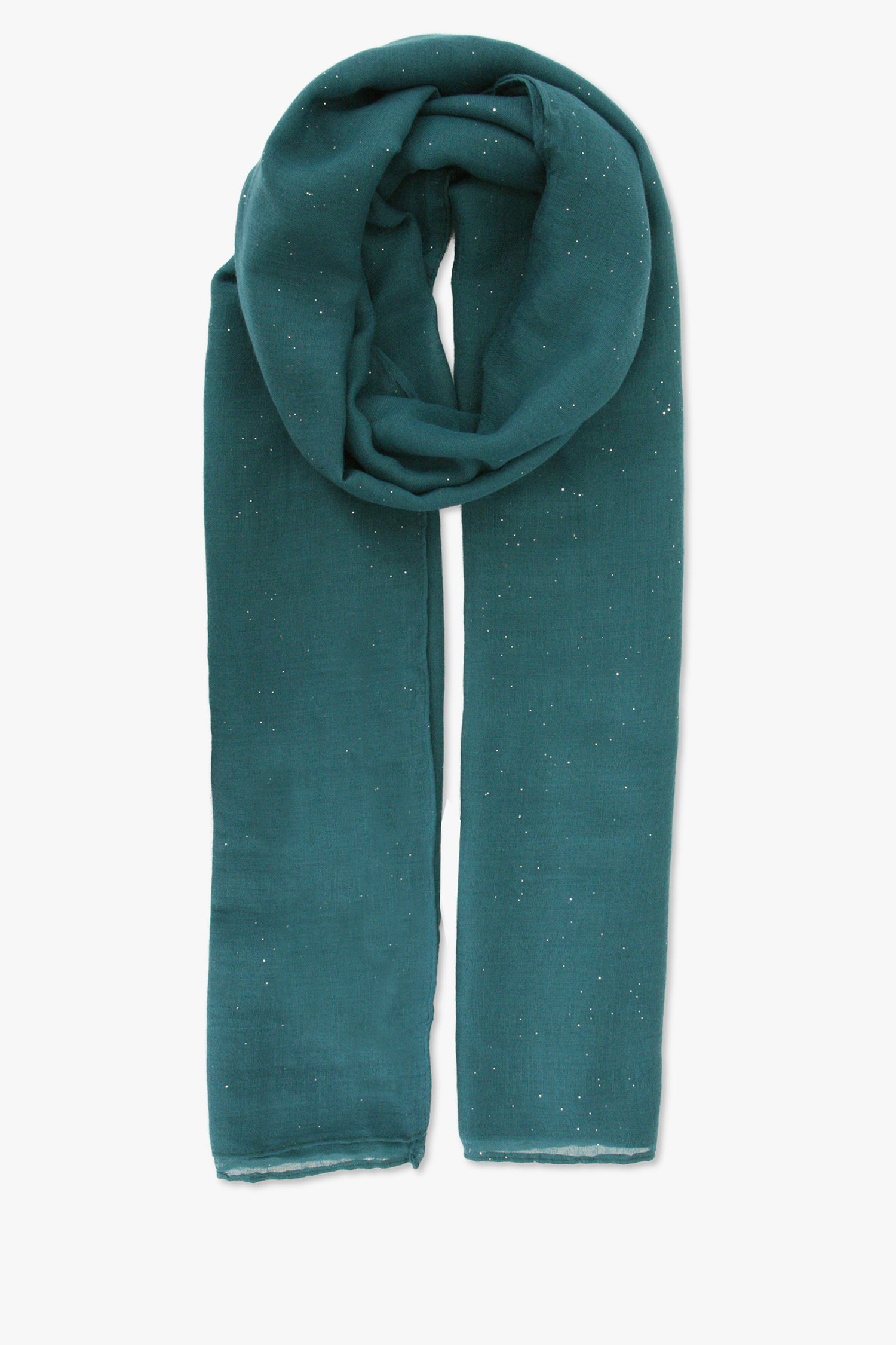 Foulard fin turquoise avec paillettes de Liberty Island pour Femmes