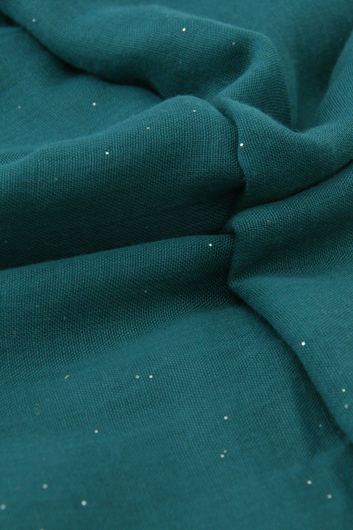 Foulard fin turquoise avec paillettes de Liberty Island pour Femmes