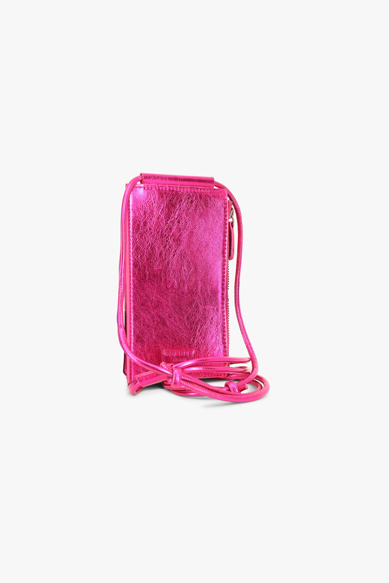 Fuchsia metallic telefoontasje van Liberty Island voor Dames