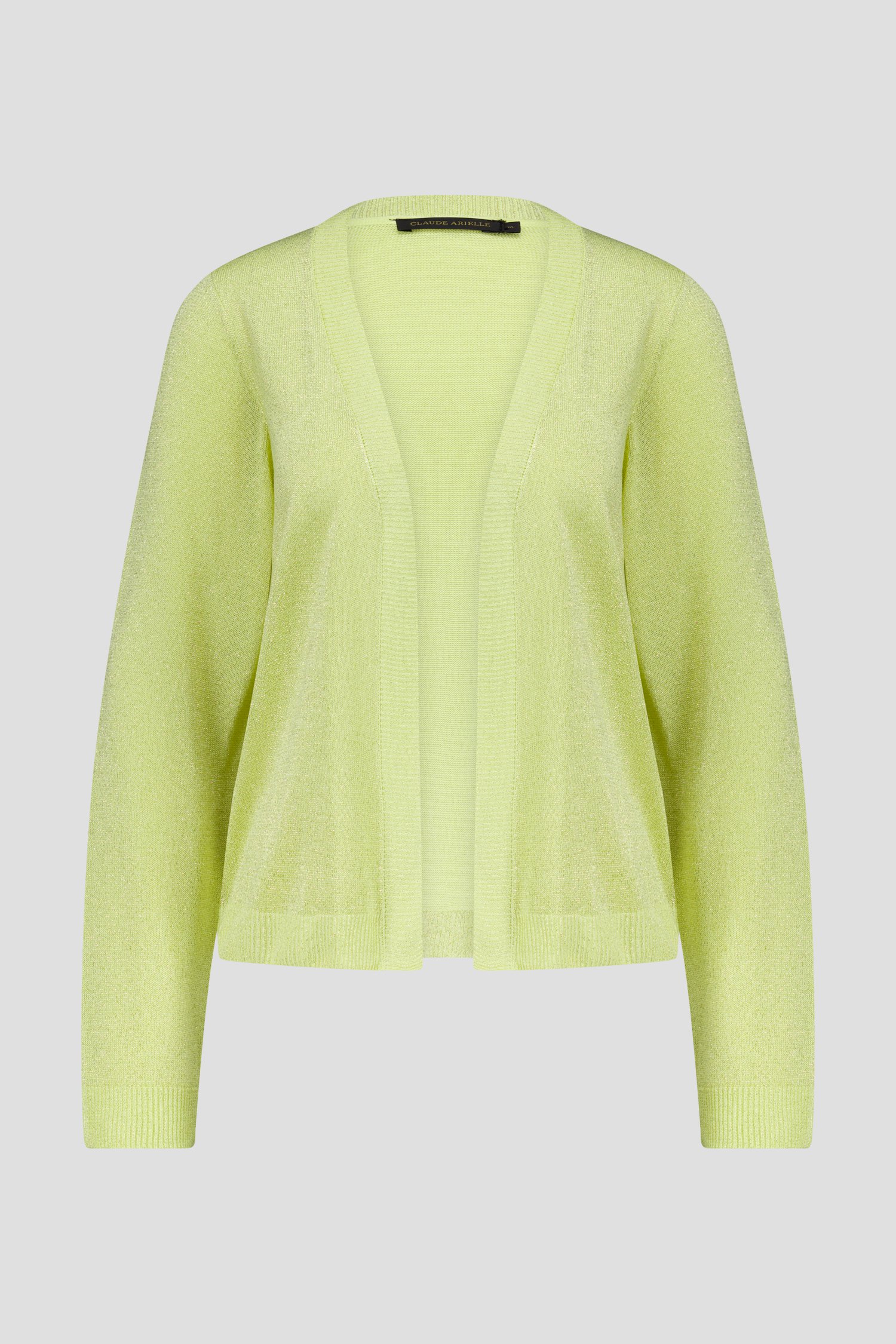 Gele cardigan met lurex van Claude Arielle voor Dames