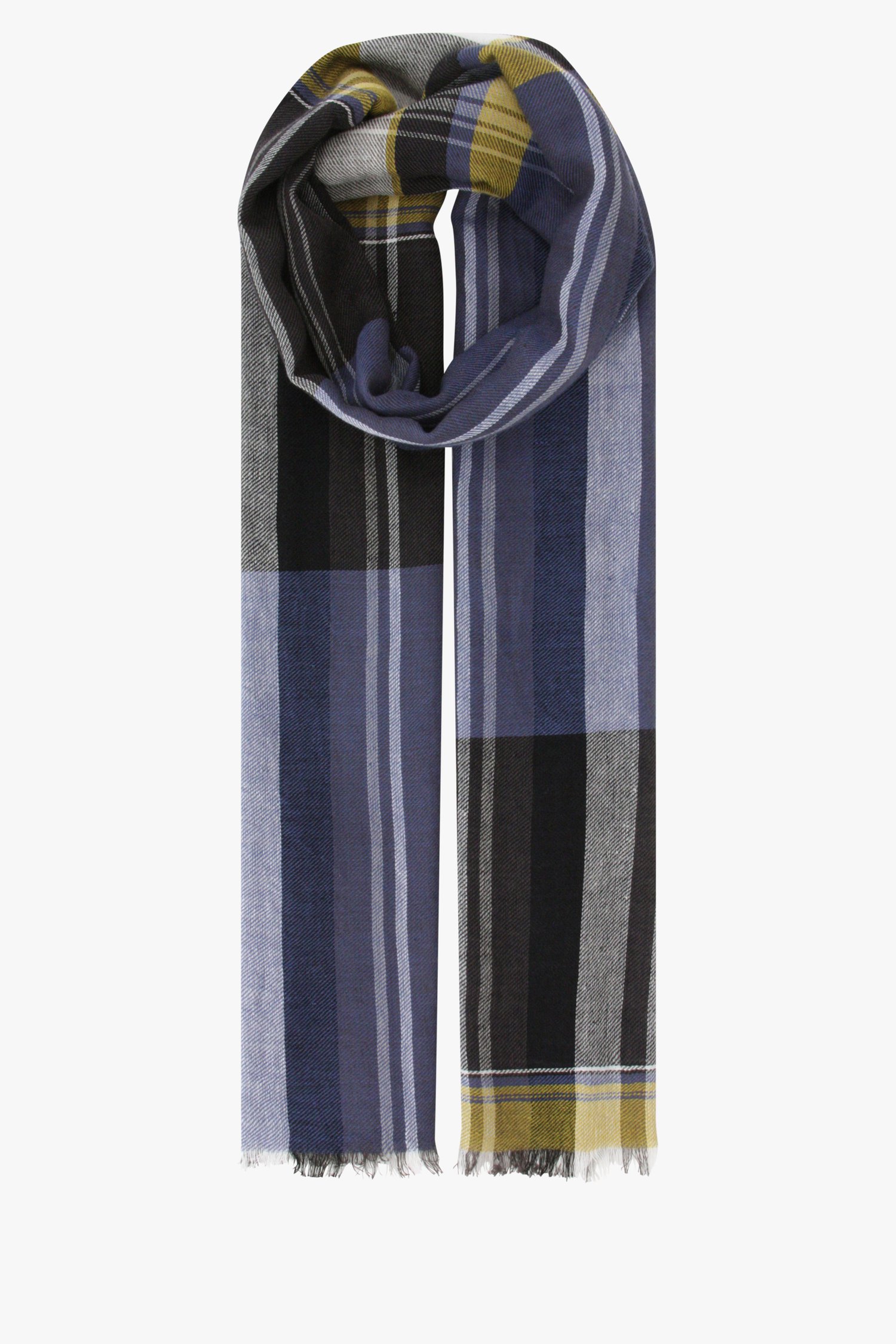 Geruite sjaal in meerdere kleuren van Upper East voor Heren
