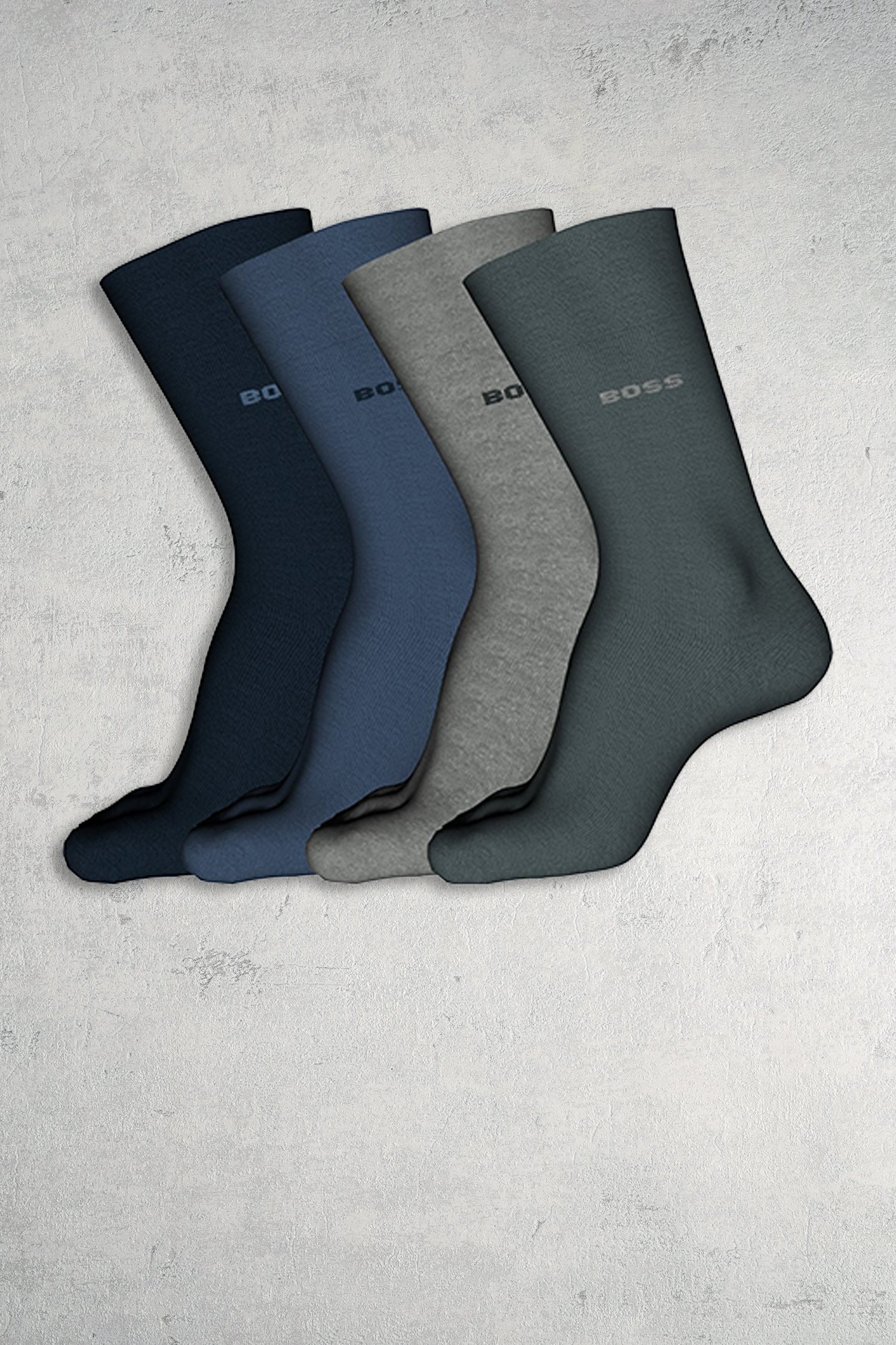 Voorkant van Giftbox diverse sokken - 4 paar  door Hugo Boss voor Heren