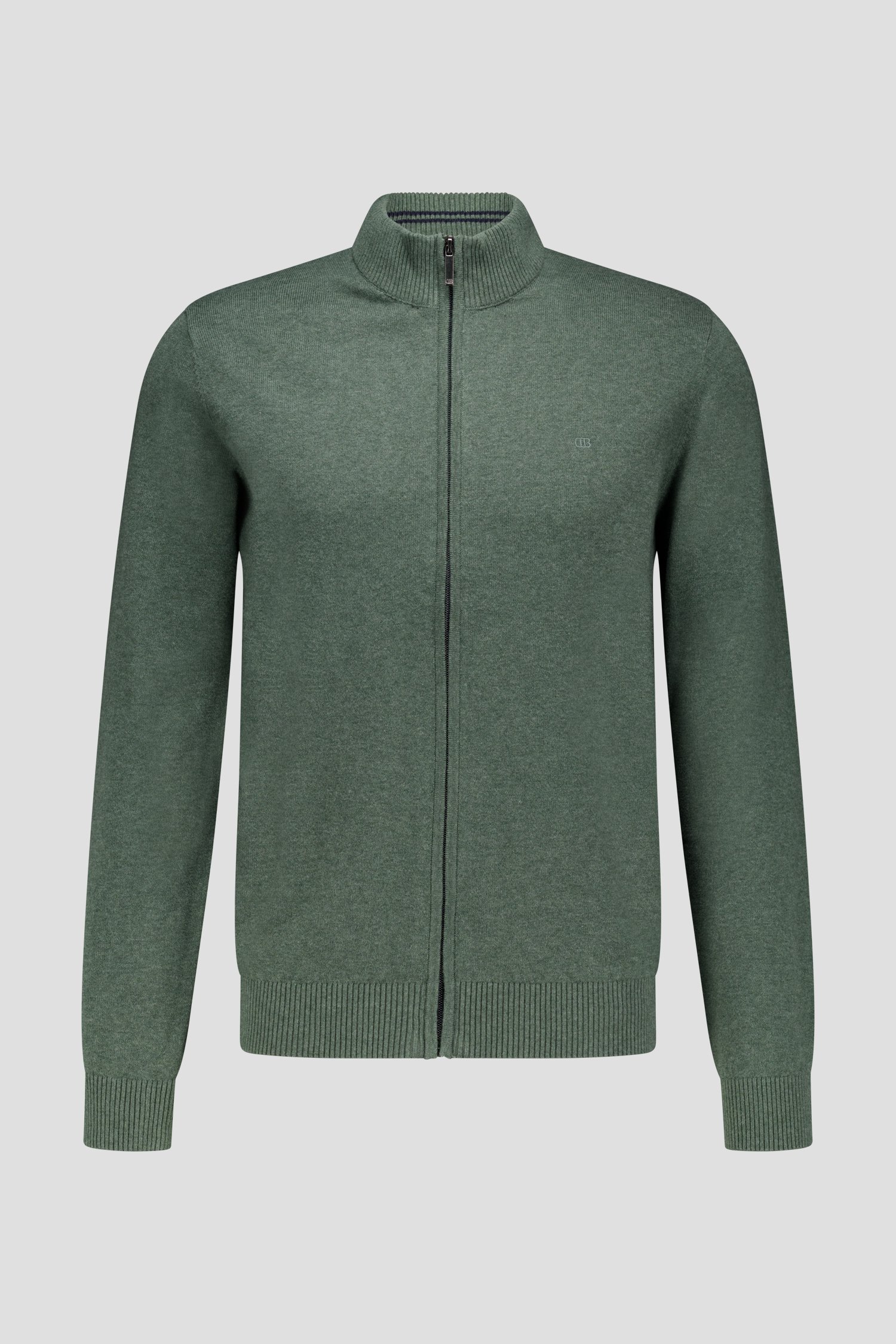 Photo produit 1 de Gilet vert zippé de Dansaert Blue pour Hommes
