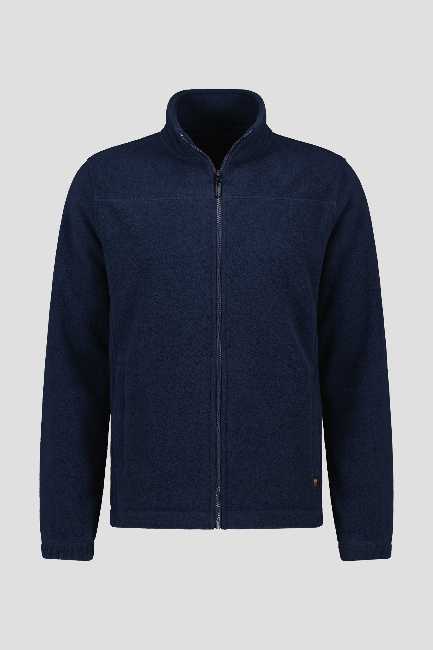 Gilet zippé en polaire bleu foncé de Ravøtt pour Hommes