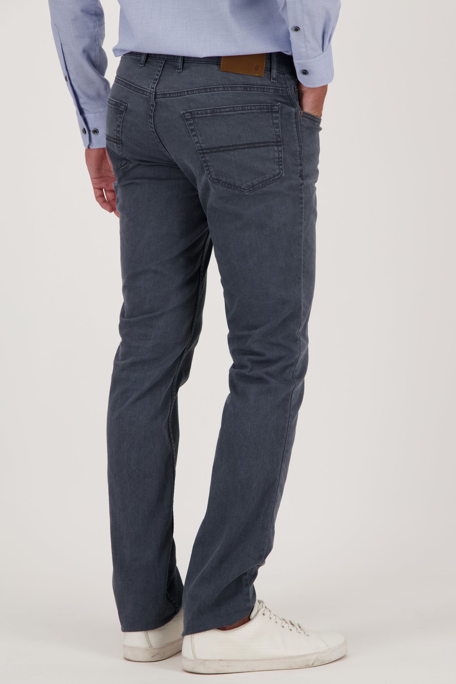 Grijs-blauwe jeans - Jackson - Regular fit van Brassville voor Heren