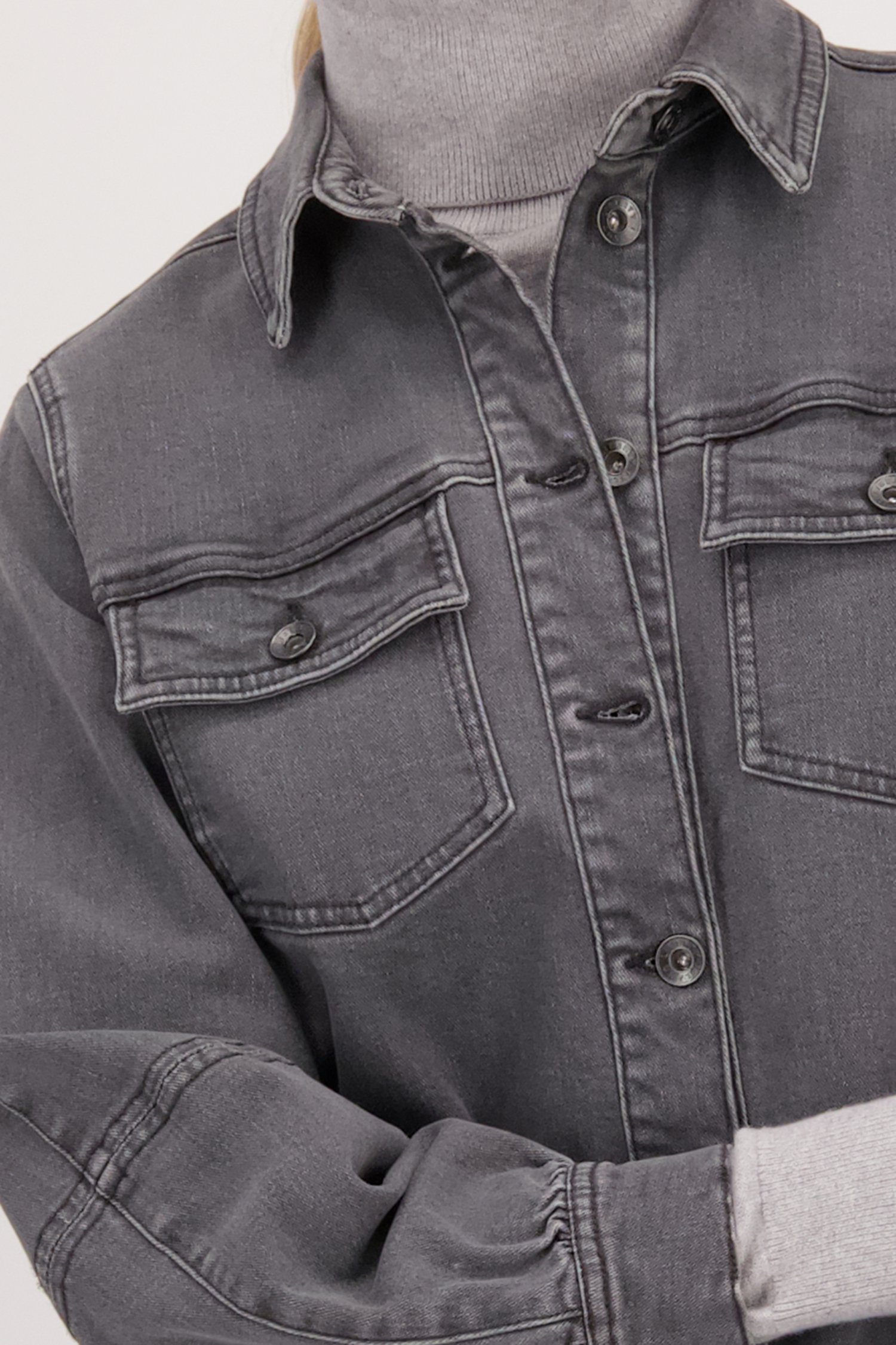 Grijs jeanskleed van Liberty Island Denim voor Dames