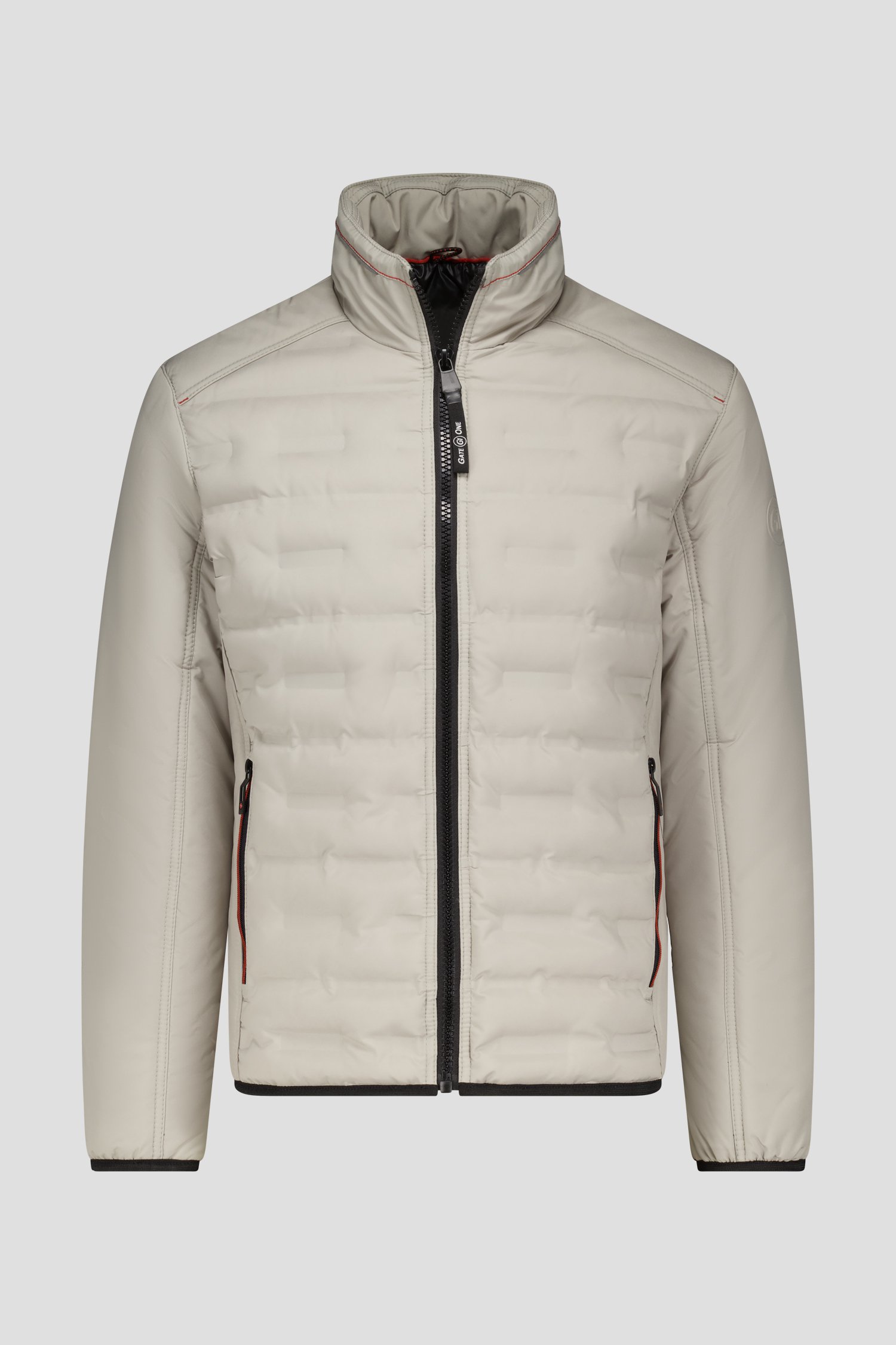 Productfoto 1 van Grijsbeige jas door Gate One voor Heren