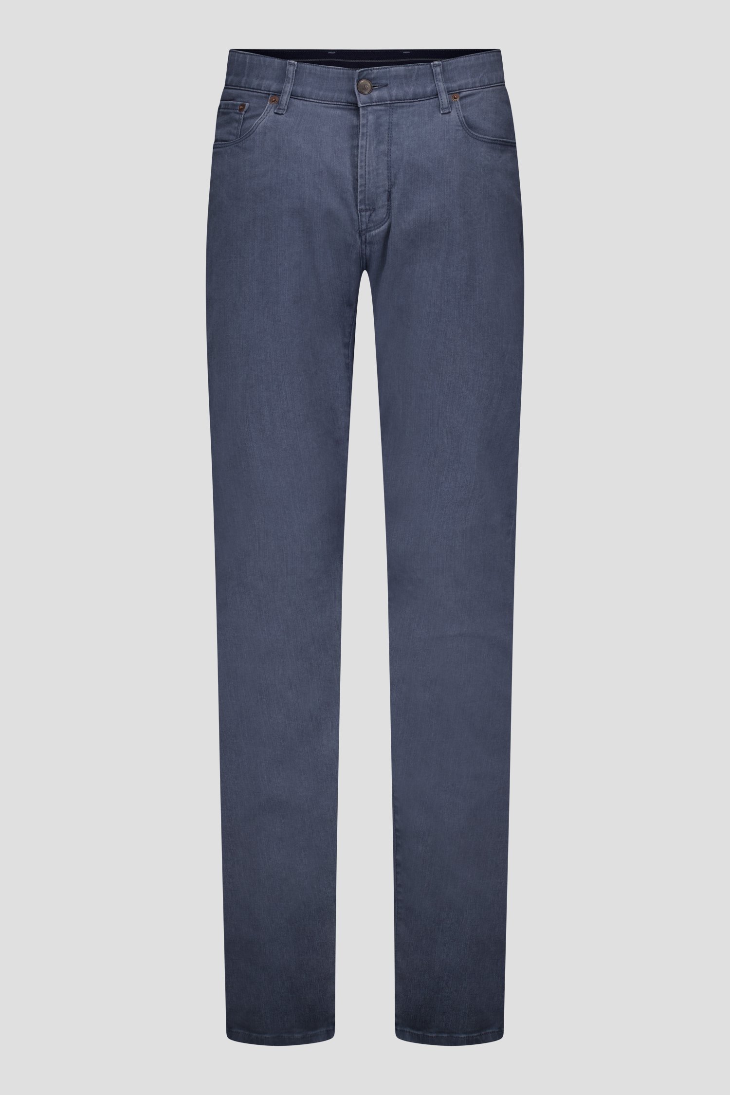 Grijsblauwe jeans - Jefferson - Slim fit van Brassville voor Heren