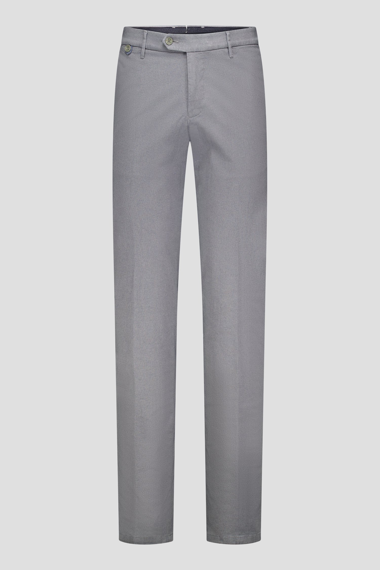 Grijze chino - Dallas - Slim fit van Brassville voor Heren