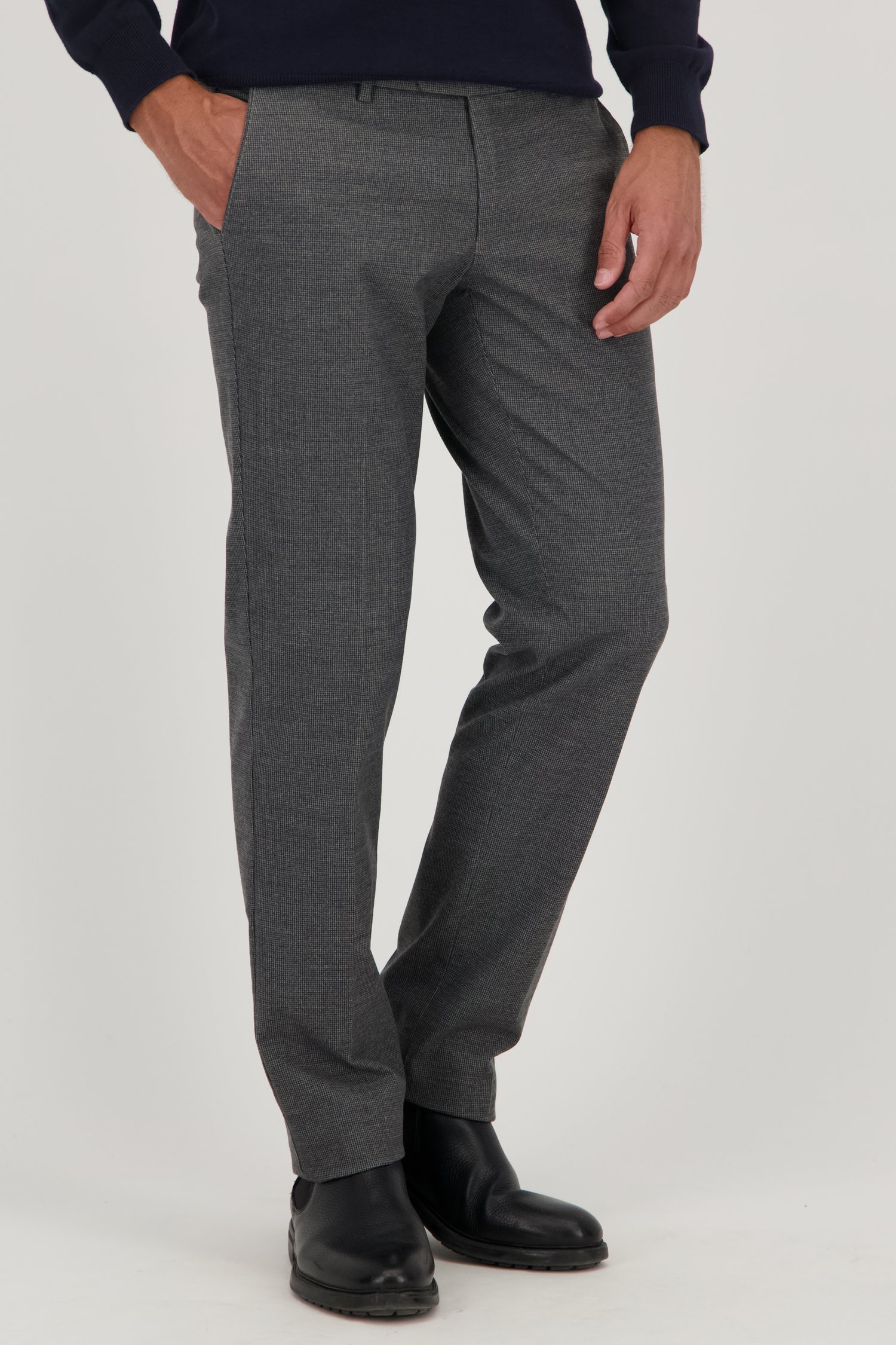 Grijze chino - Louisiana - Regular fit van Brassville voor Heren