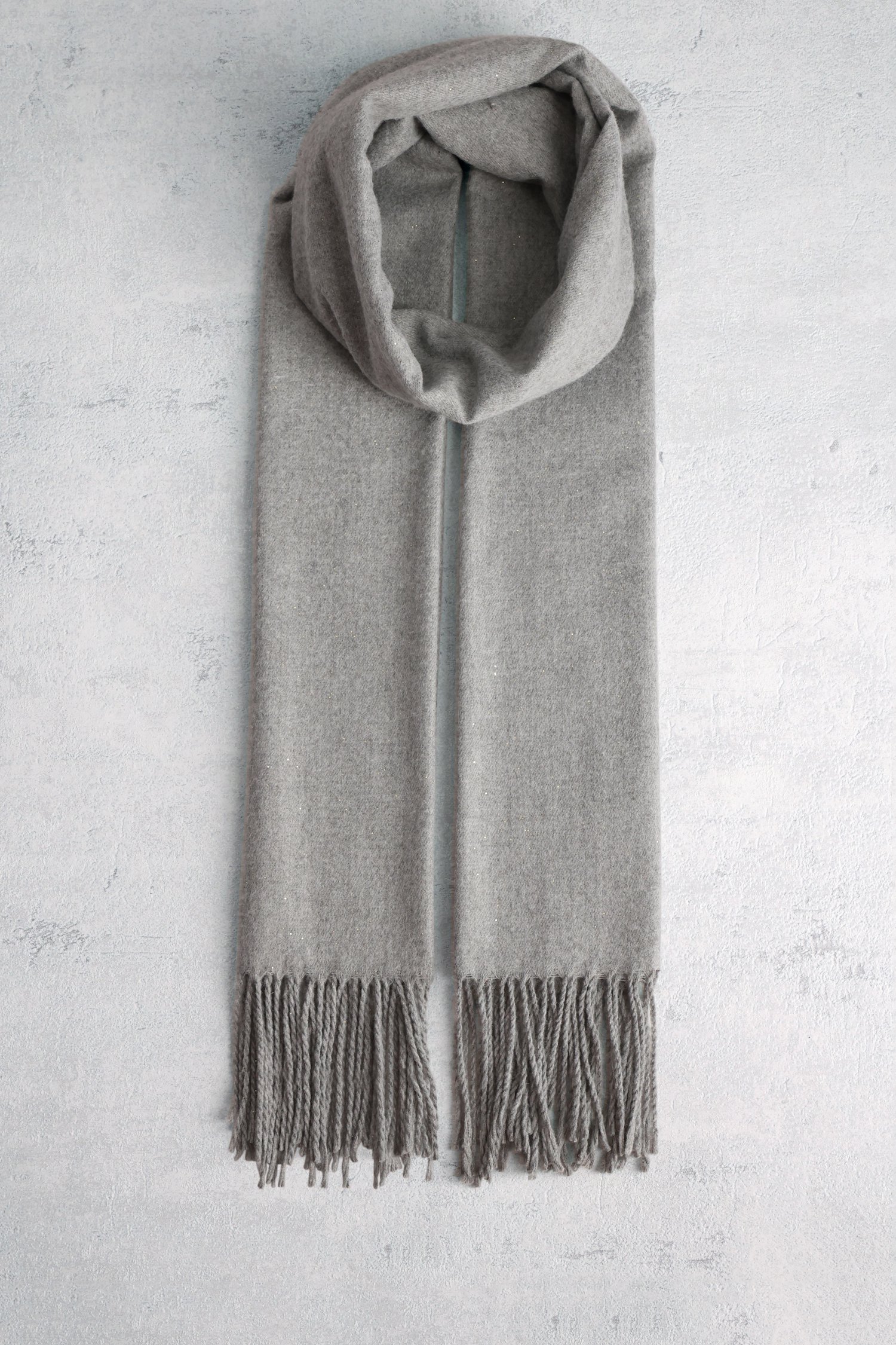 Voorkant van Grijze sjaal door Liberty Island voor Dames