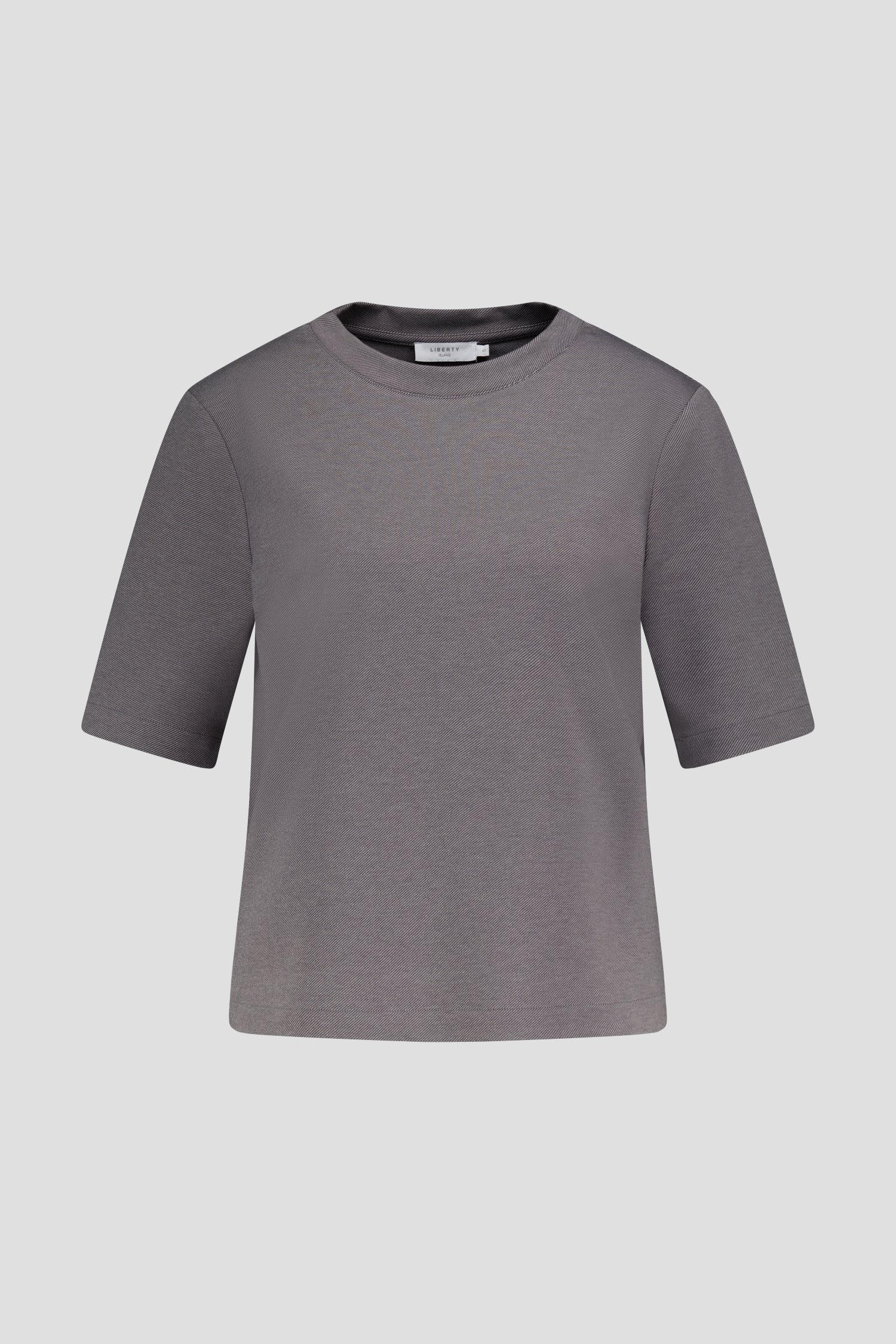 Productfoto 1 van Grijze trui met korte mouwen door Liberty Island voor Dames
