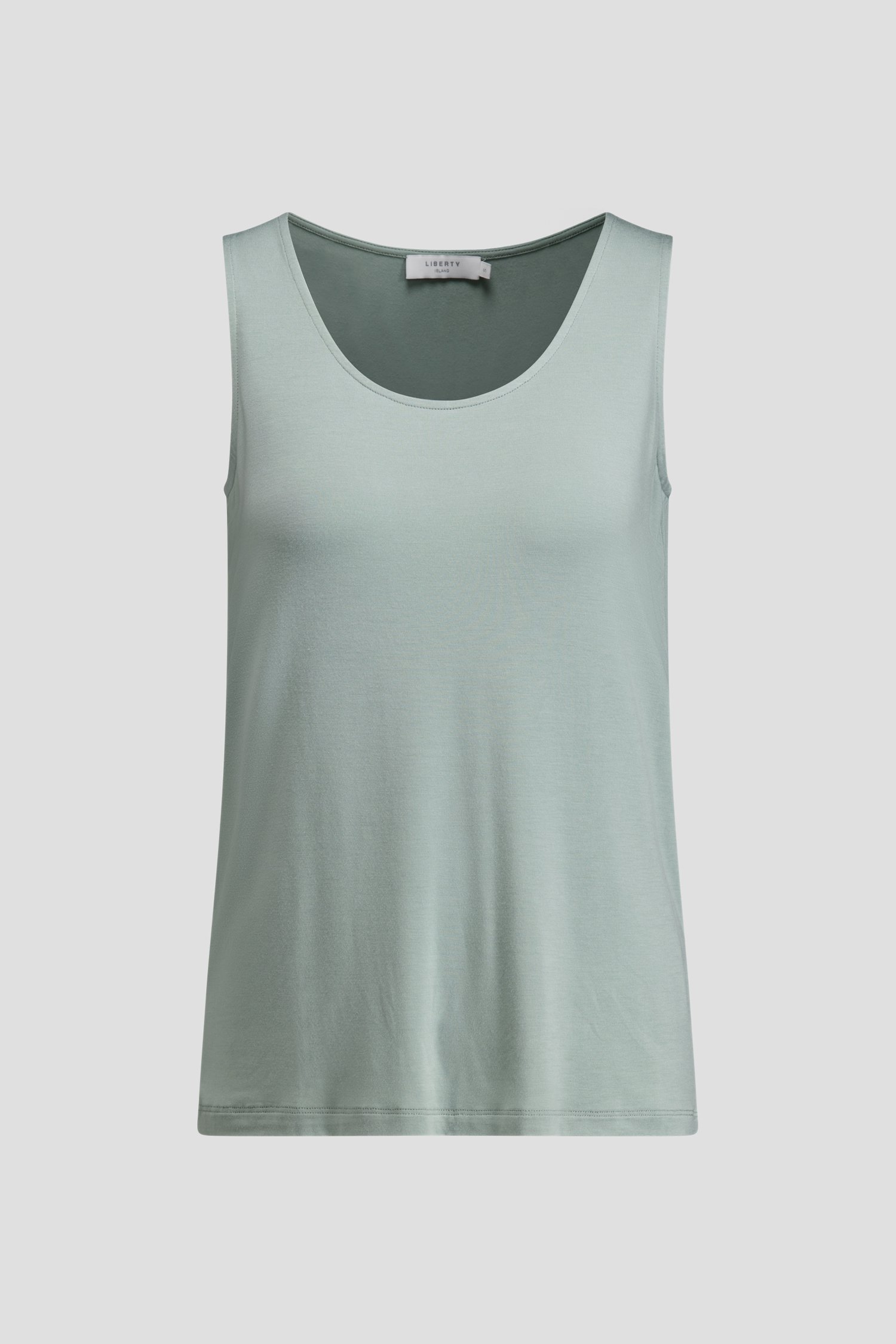 Productfoto 1 van Groen basic topje door Liberty Island voor Dames