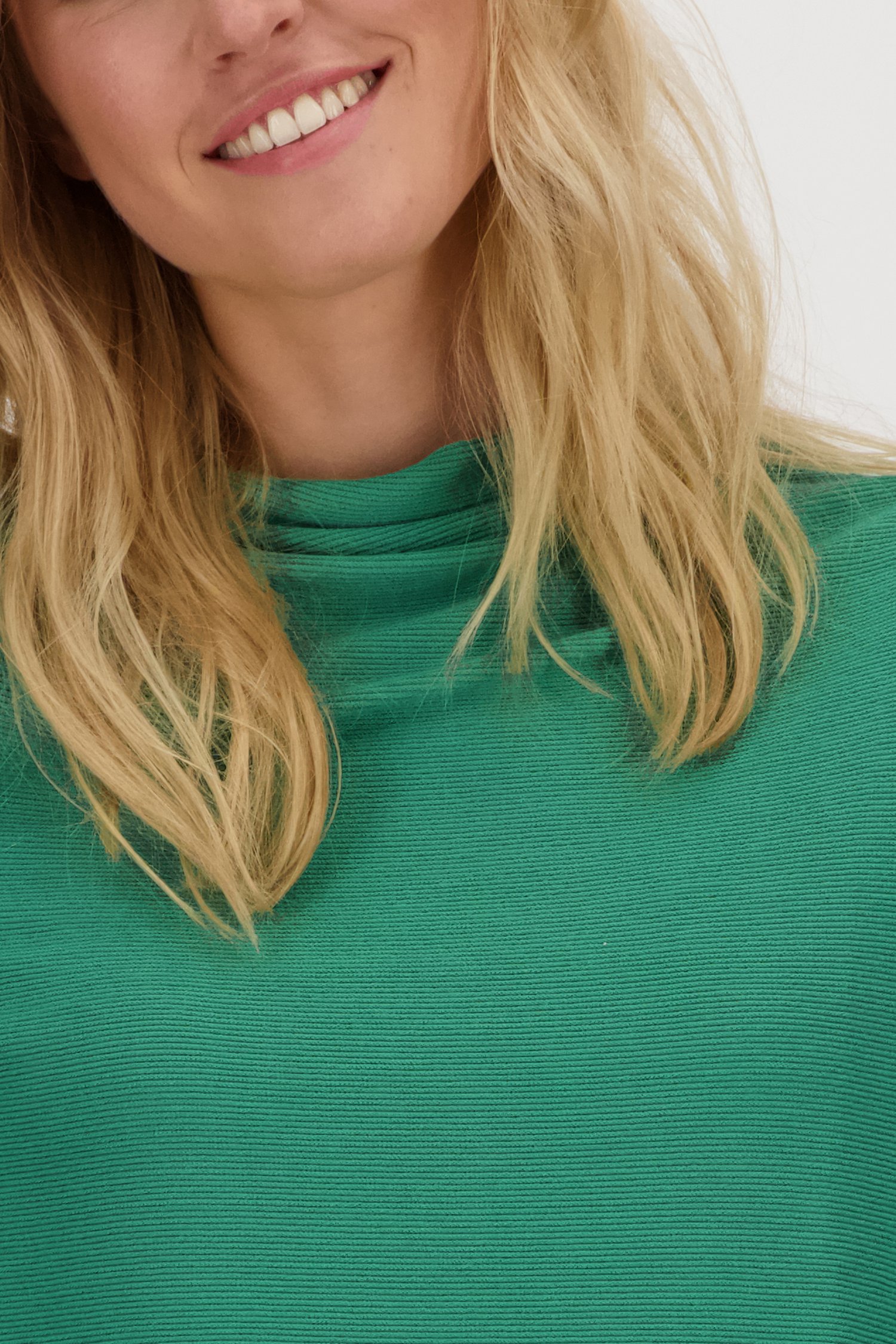Groen T-shirt met fijne textuur van Libelle voor Dames