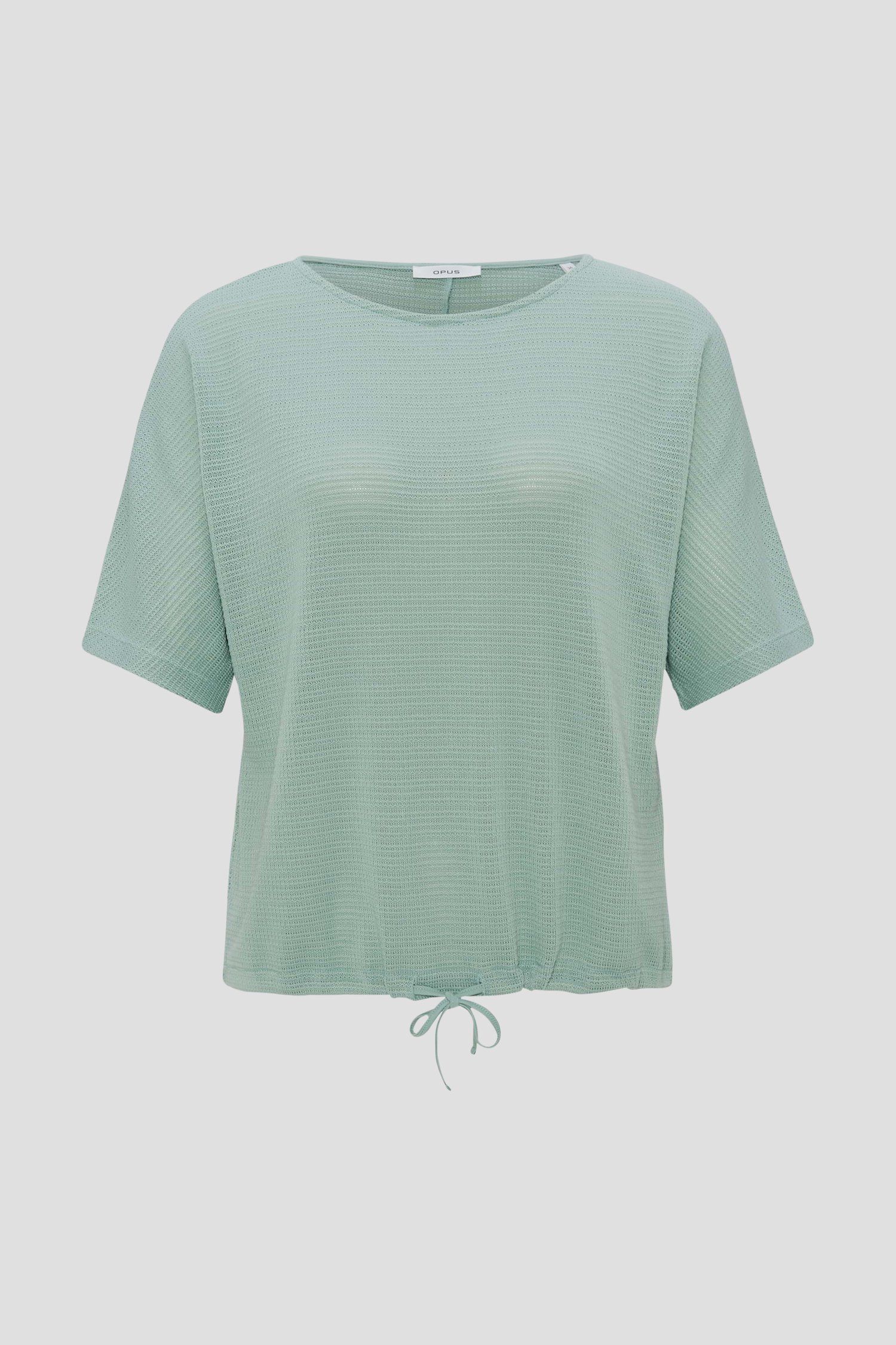 Groenblauw gehaakt T-shirt van Opus voor Dames