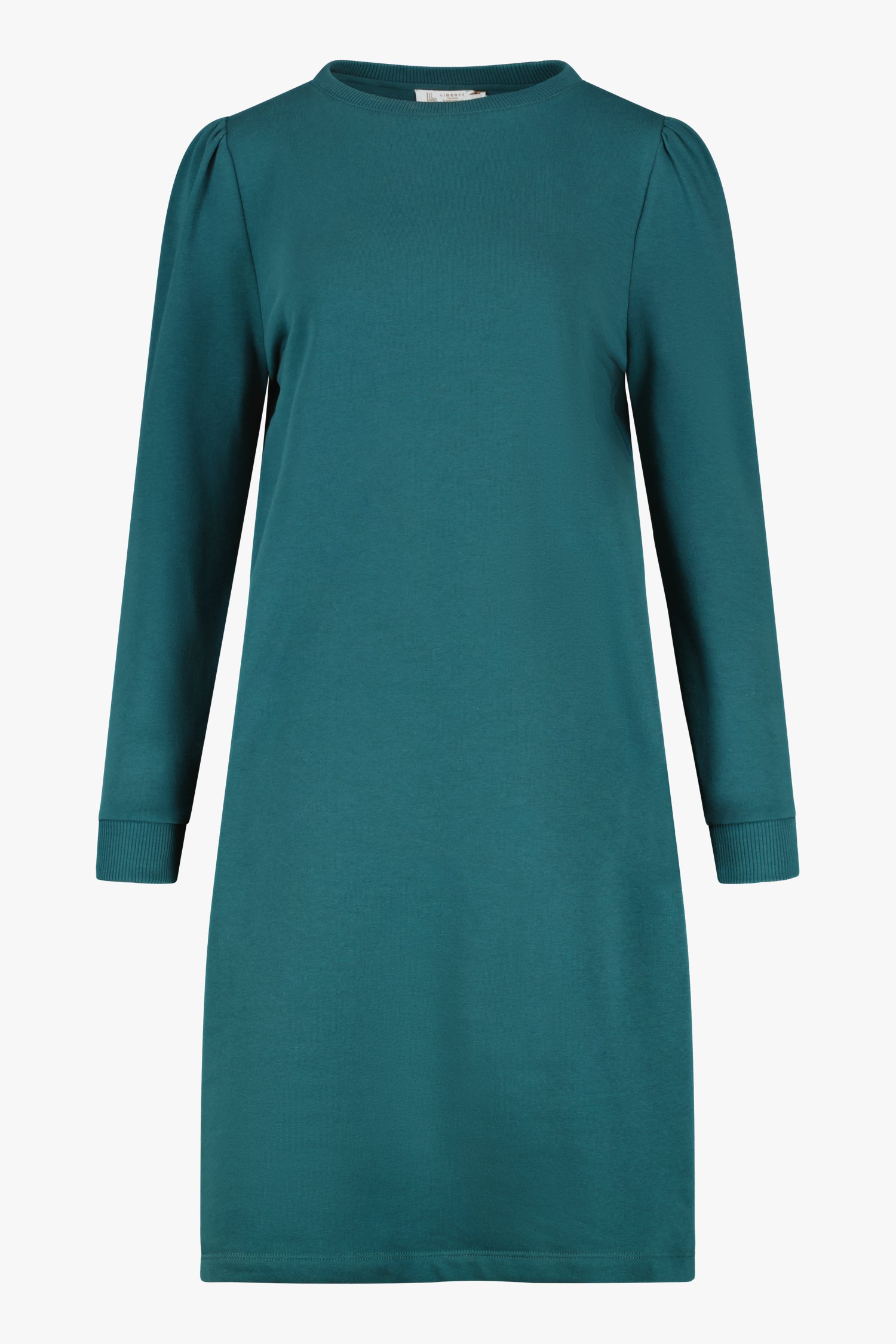 Groenblauwe sweaterjurk van Liberty Island homewear voor Dames