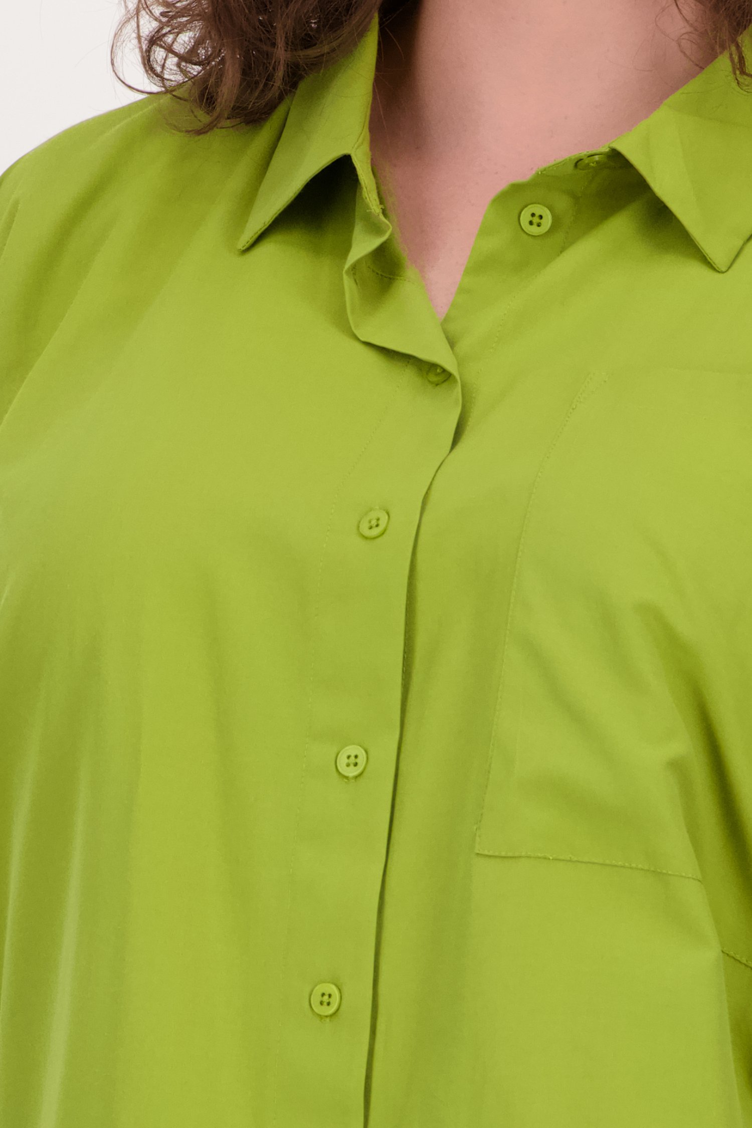 Groene blouse met halflange mouwen van Fransa voor Dames