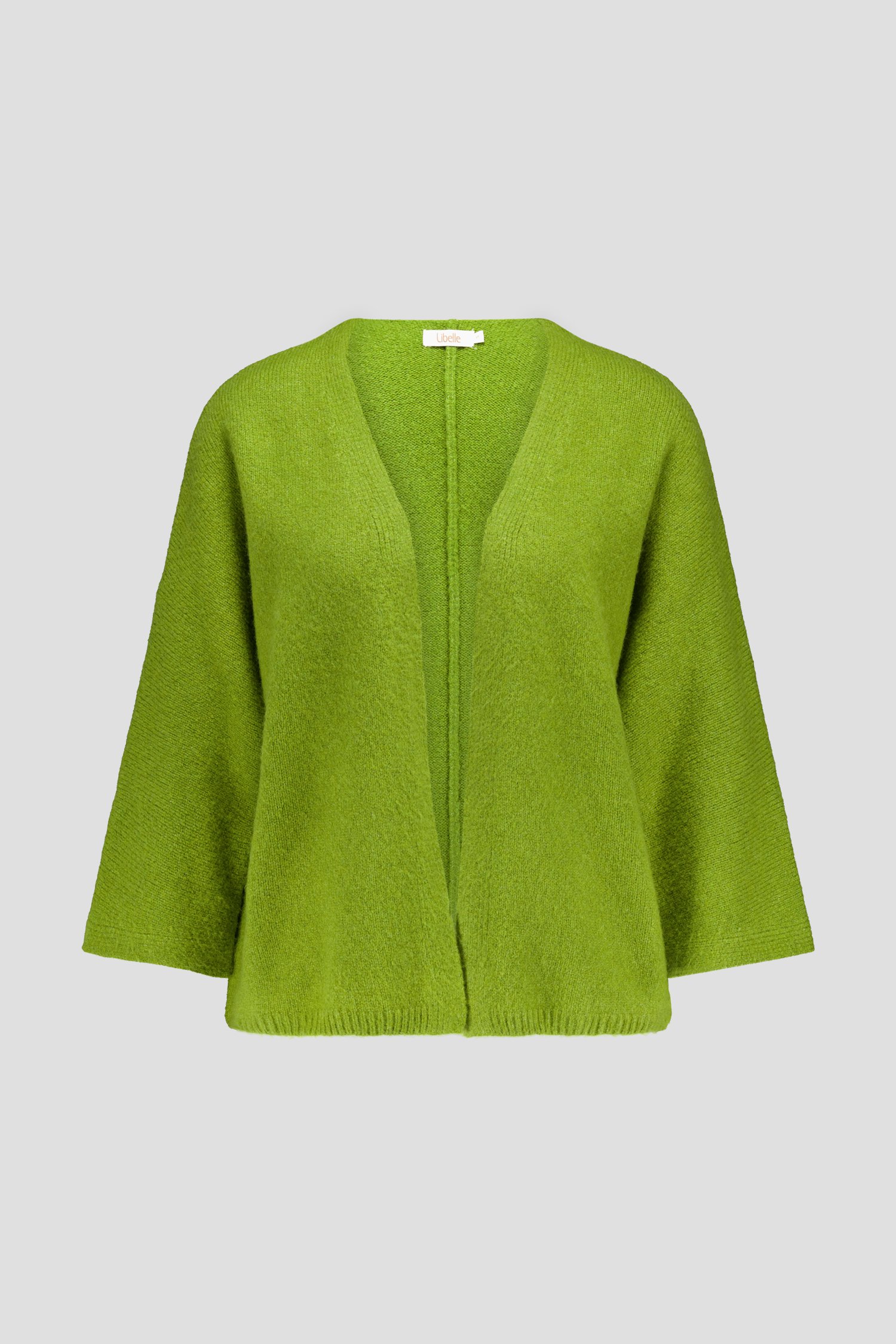 Productfoto 1 van Groene cardigan met driekwartmouwen door Libelle voor Dames