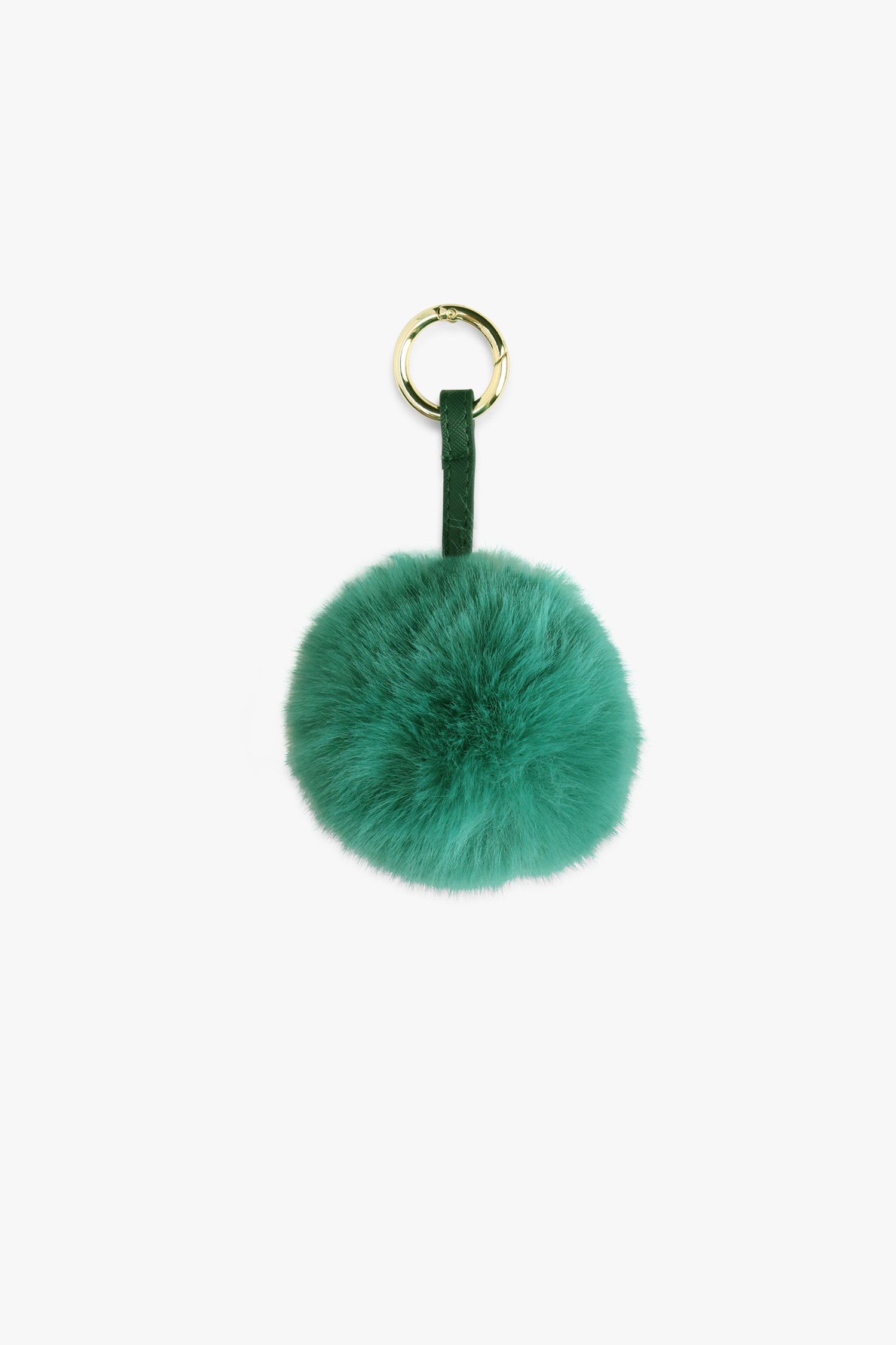 Groene faux fur sleutelhanger  van Liberty Island voor Dames