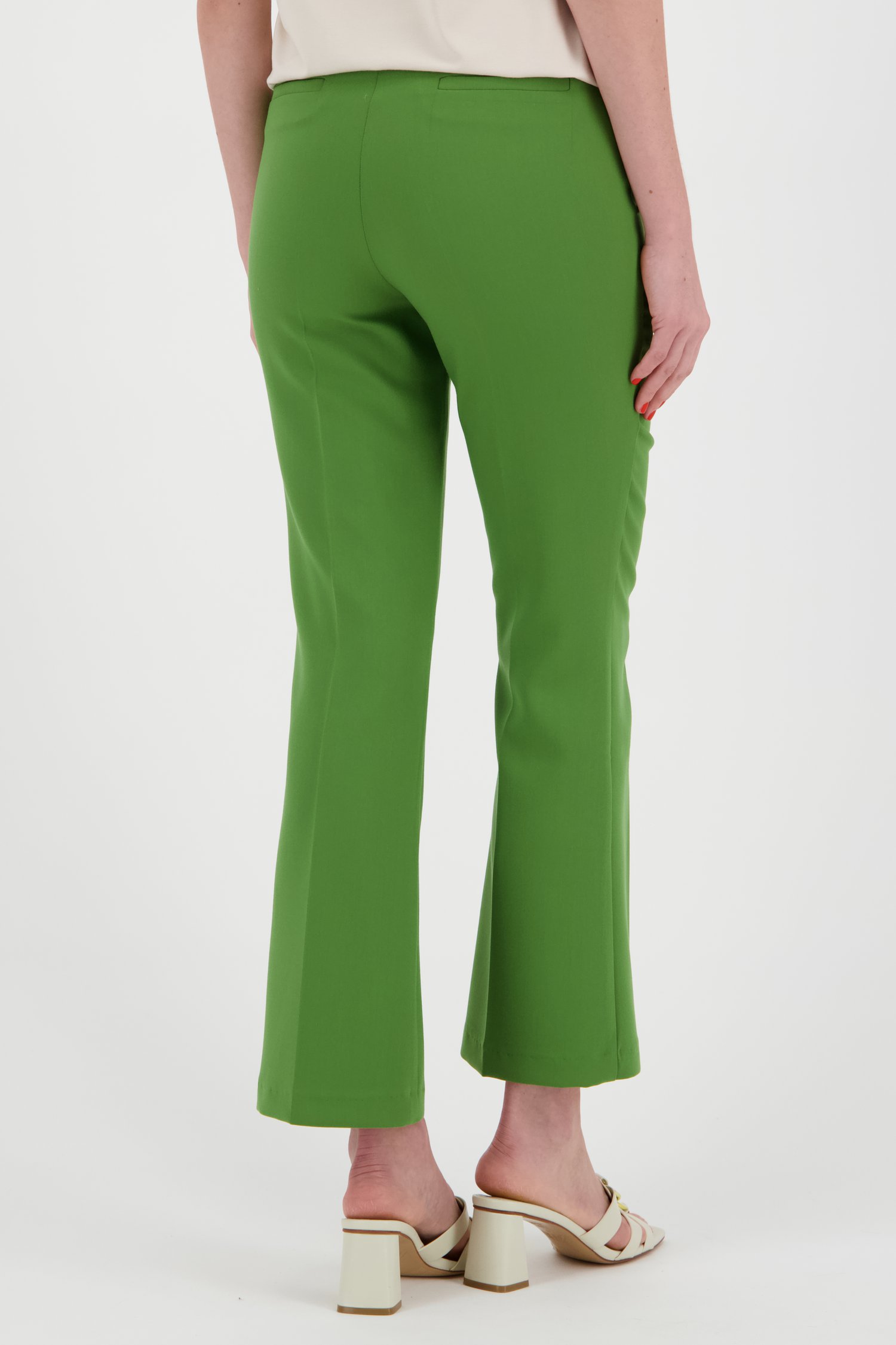 Groene geklede broek  van More & More voor Dames
