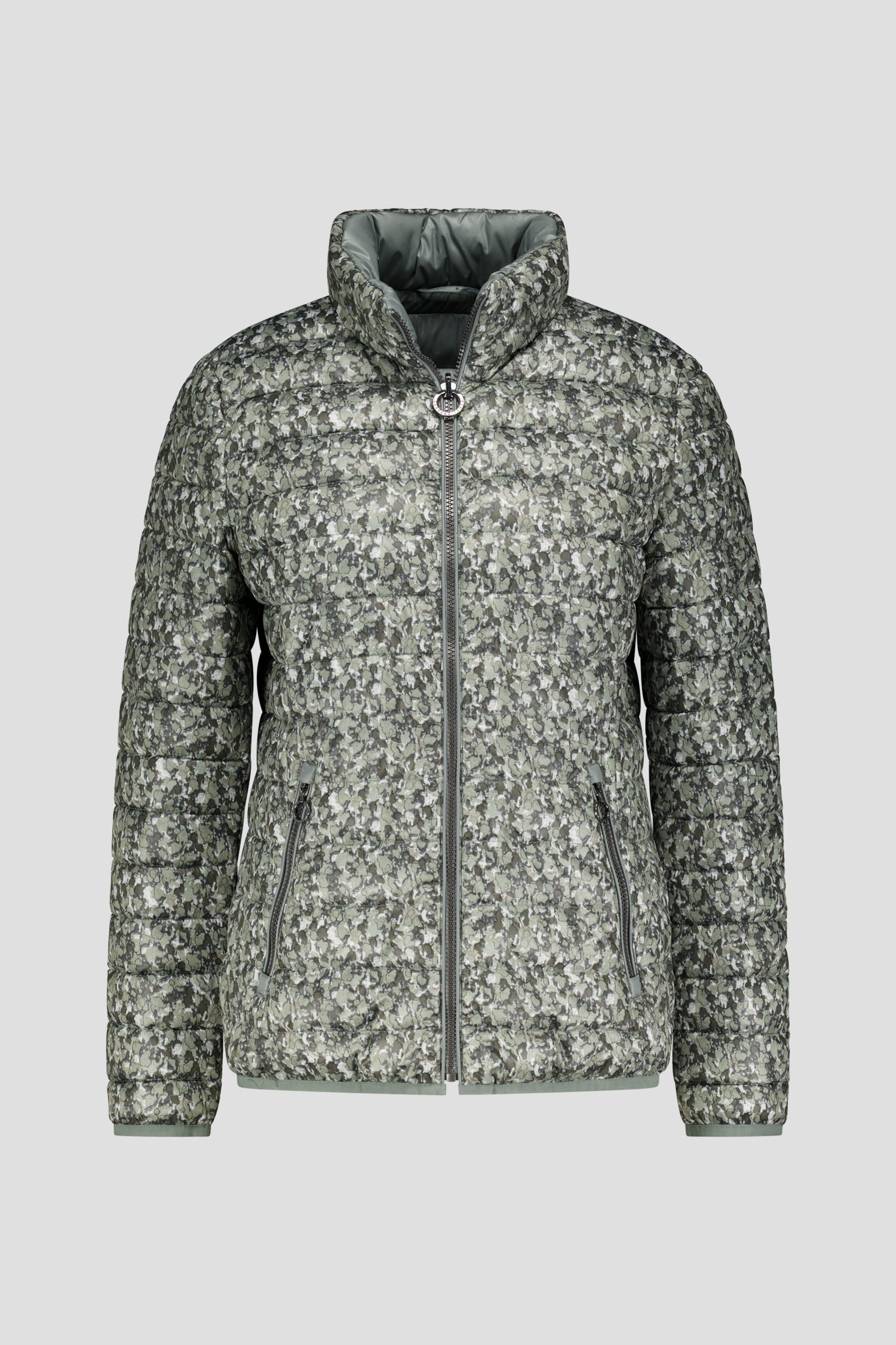 Productfoto 1 van Groene licht gewatteerde jas - omkeerbaar door Barbara Lebek voor Dames