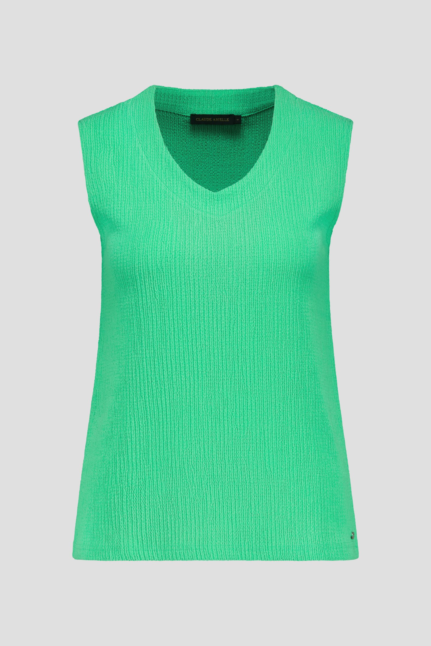 Groene top in structuurstof  van Claude Arielle voor Dames