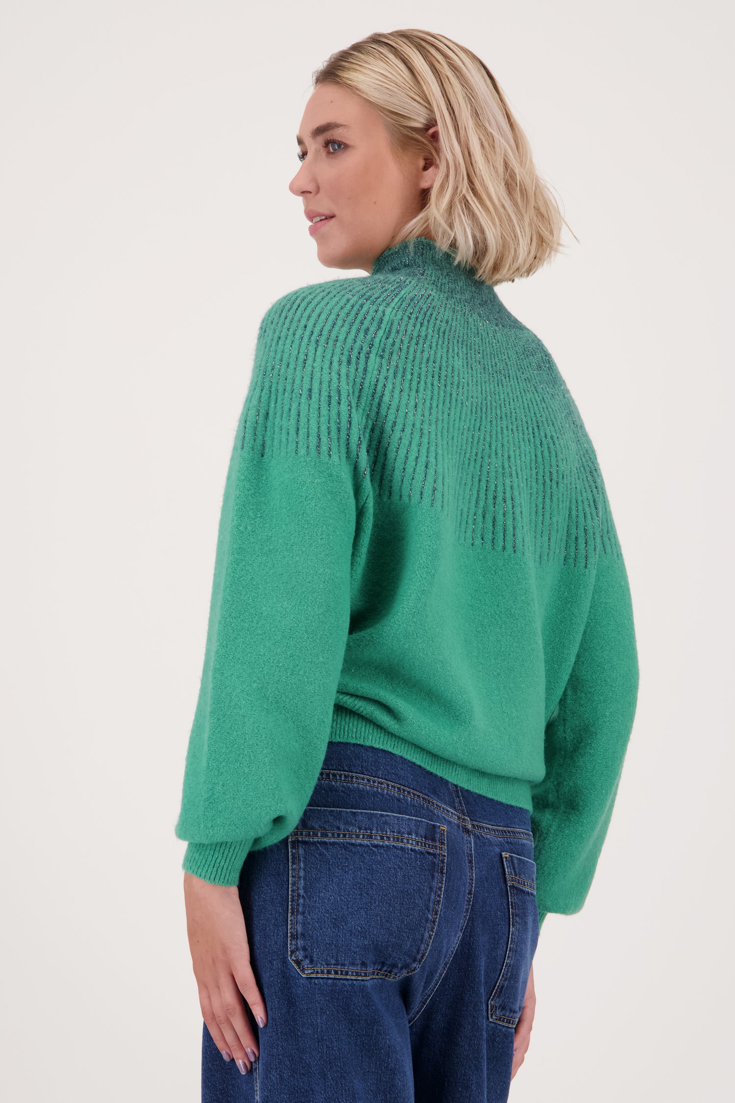 Groene trui met glitter van Libelle voor Dames