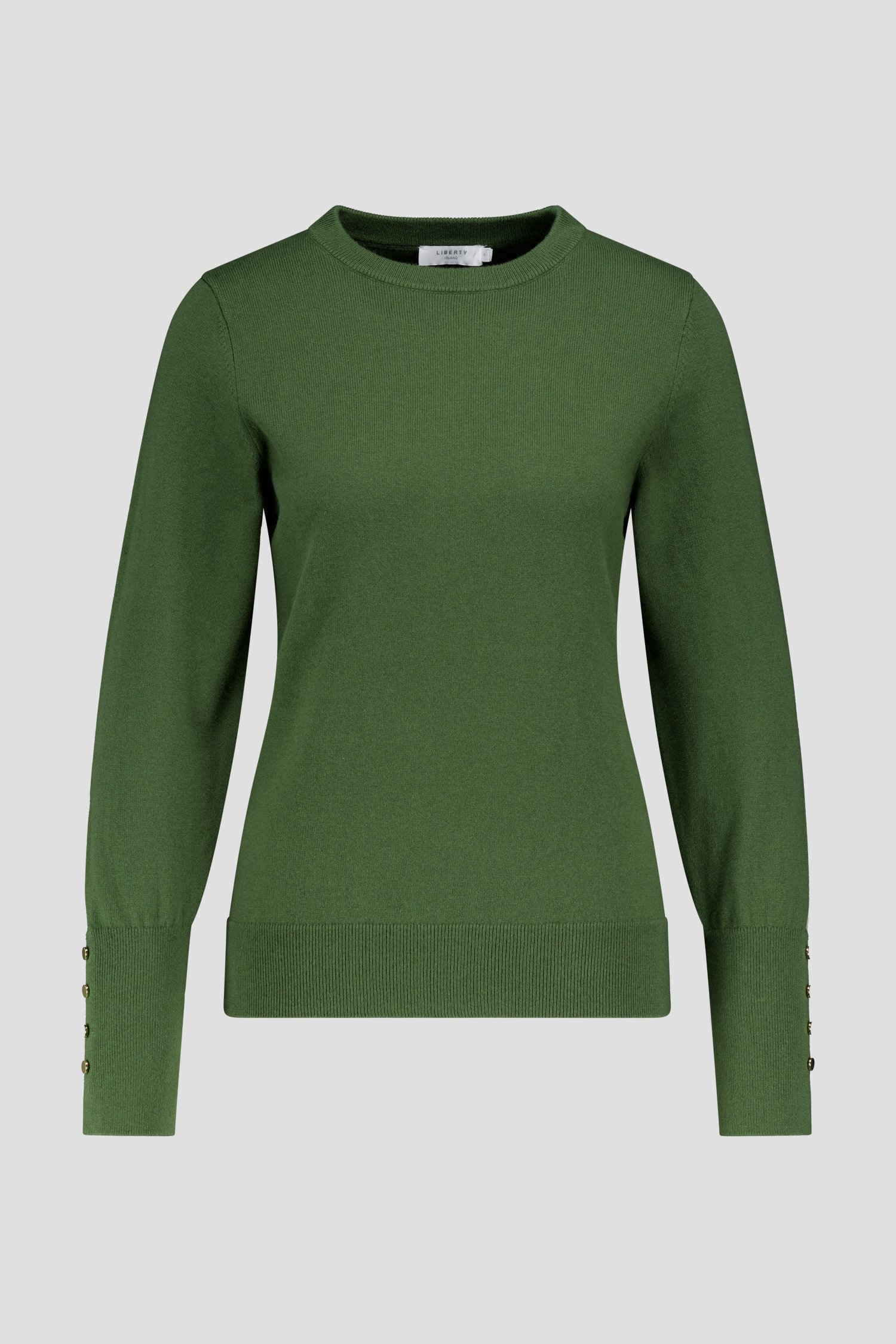 Productfoto 1 van Groene trui met gouden knopen door Liberty Island voor Dames