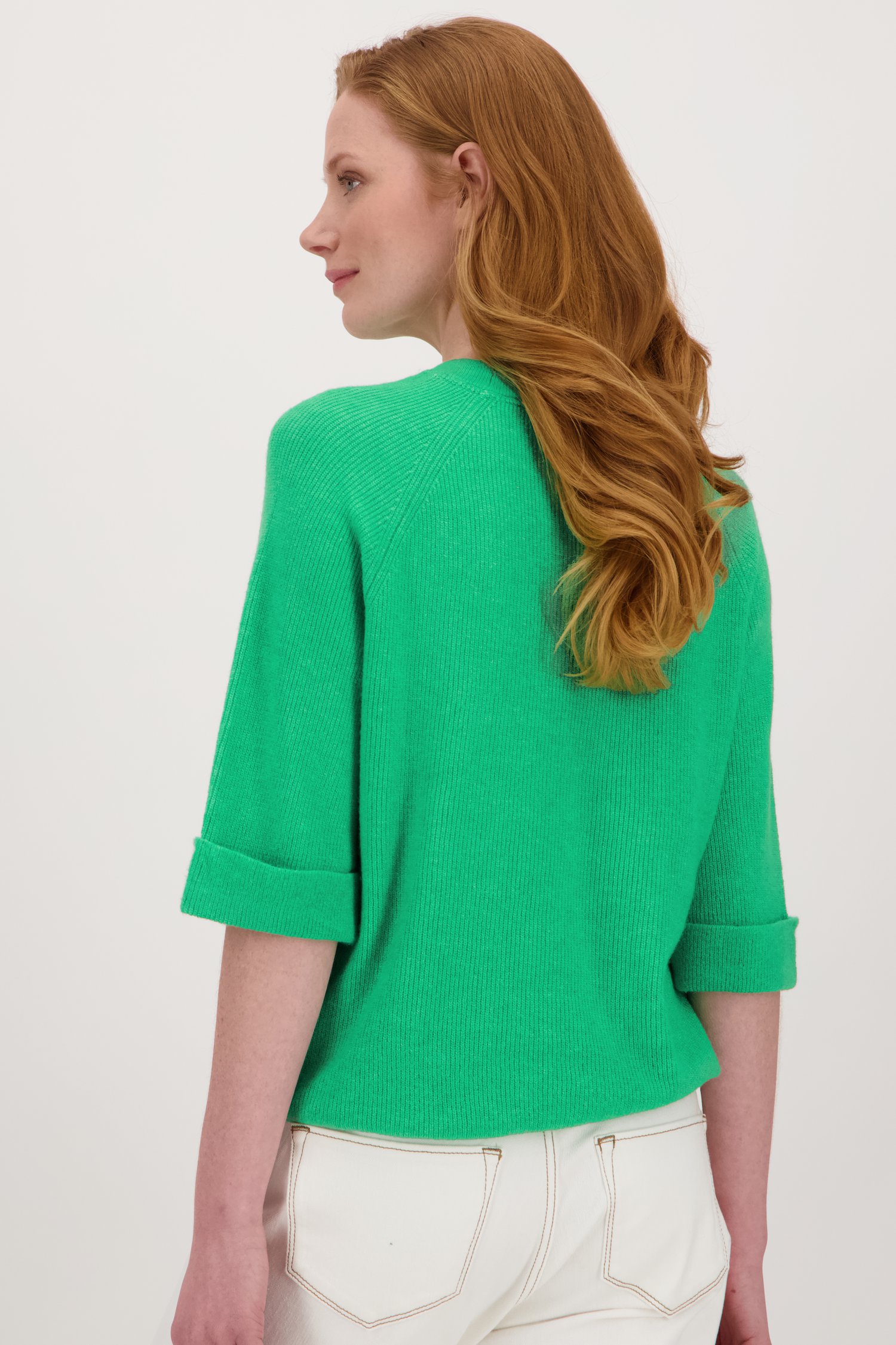 Groene trui met halflange mouwen van Libelle voor Dames