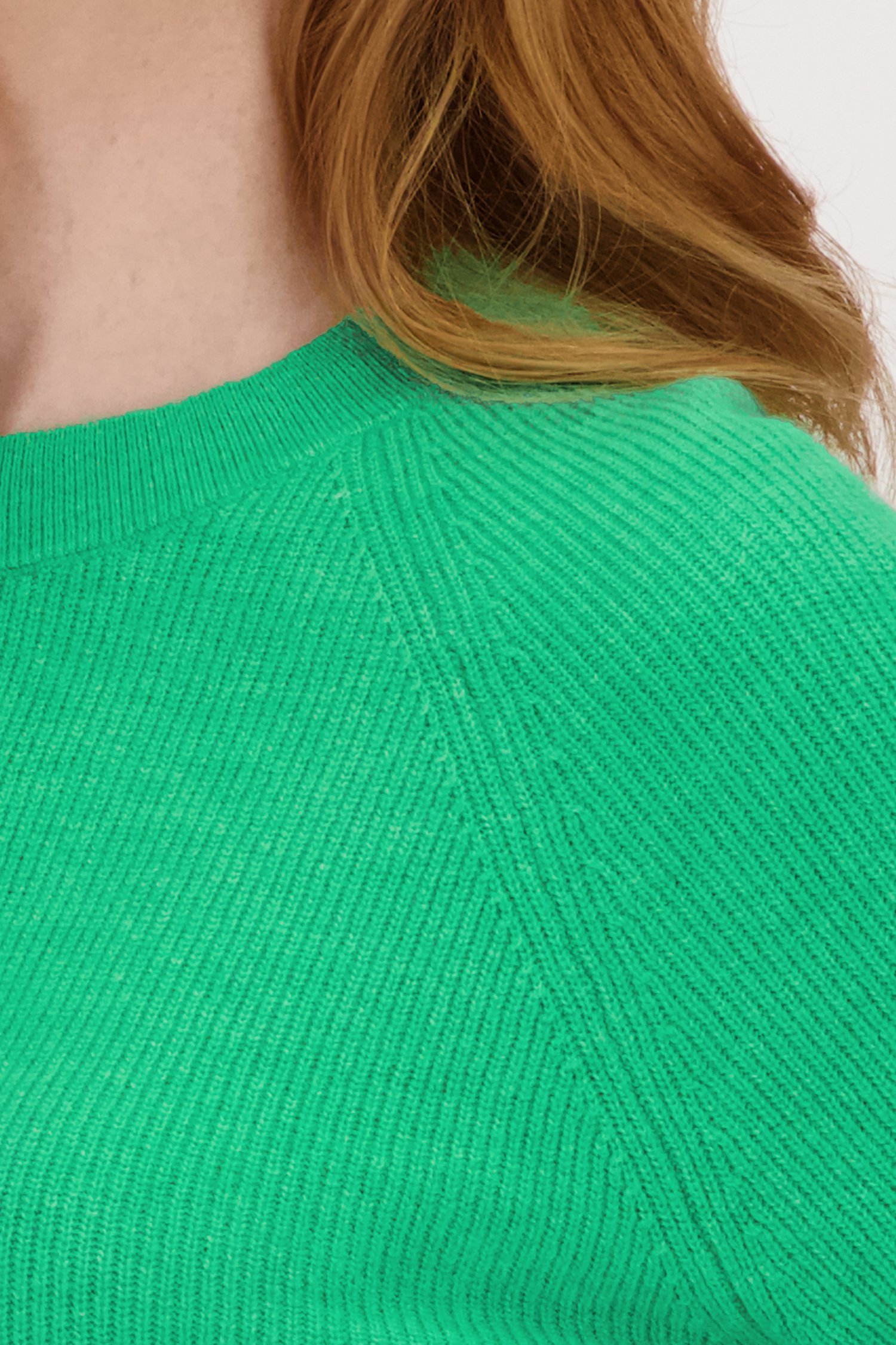 Groene trui met halflange mouwen van Libelle voor Dames