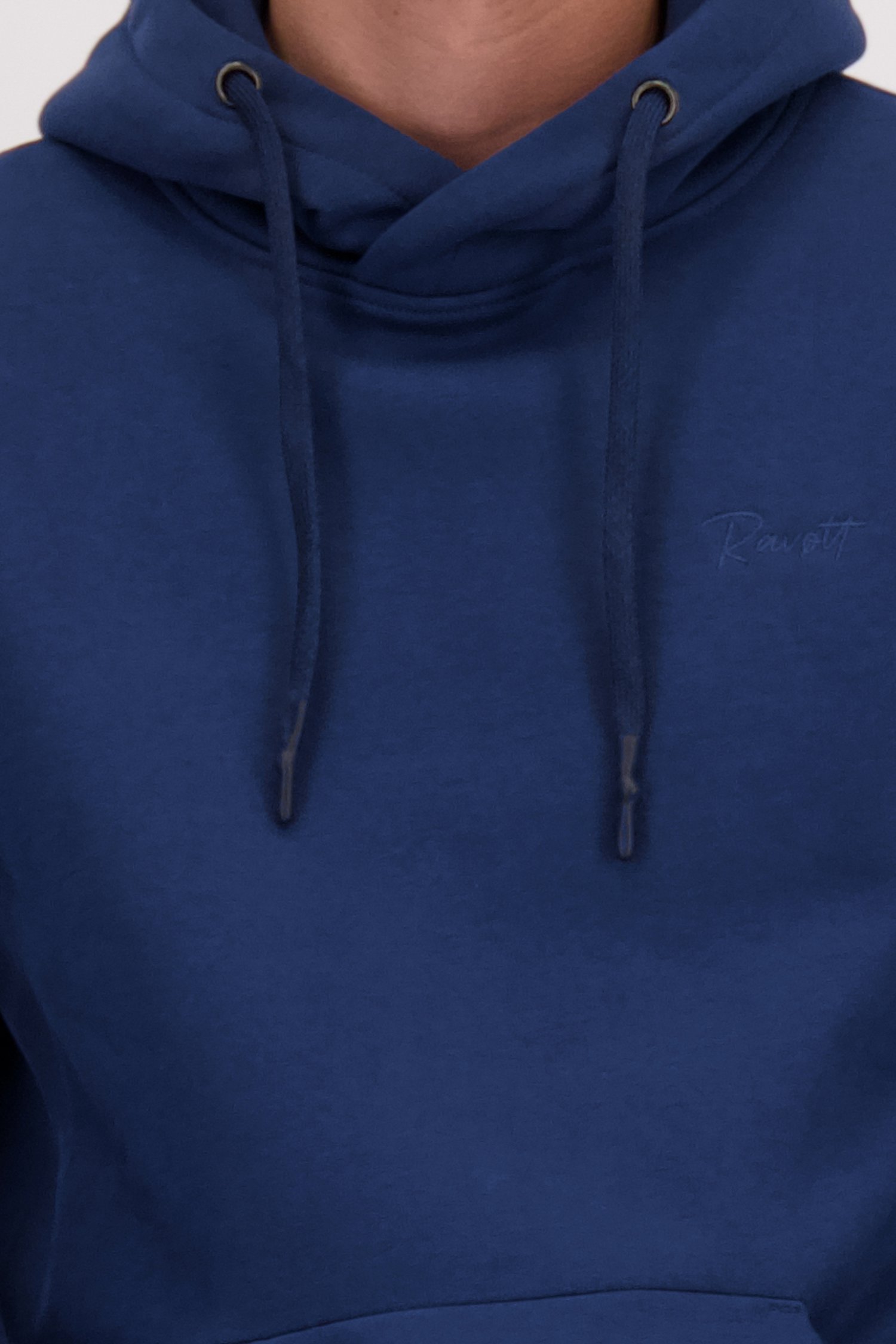 Détail de Hoodie bleu de Ravøtt pour Hommes