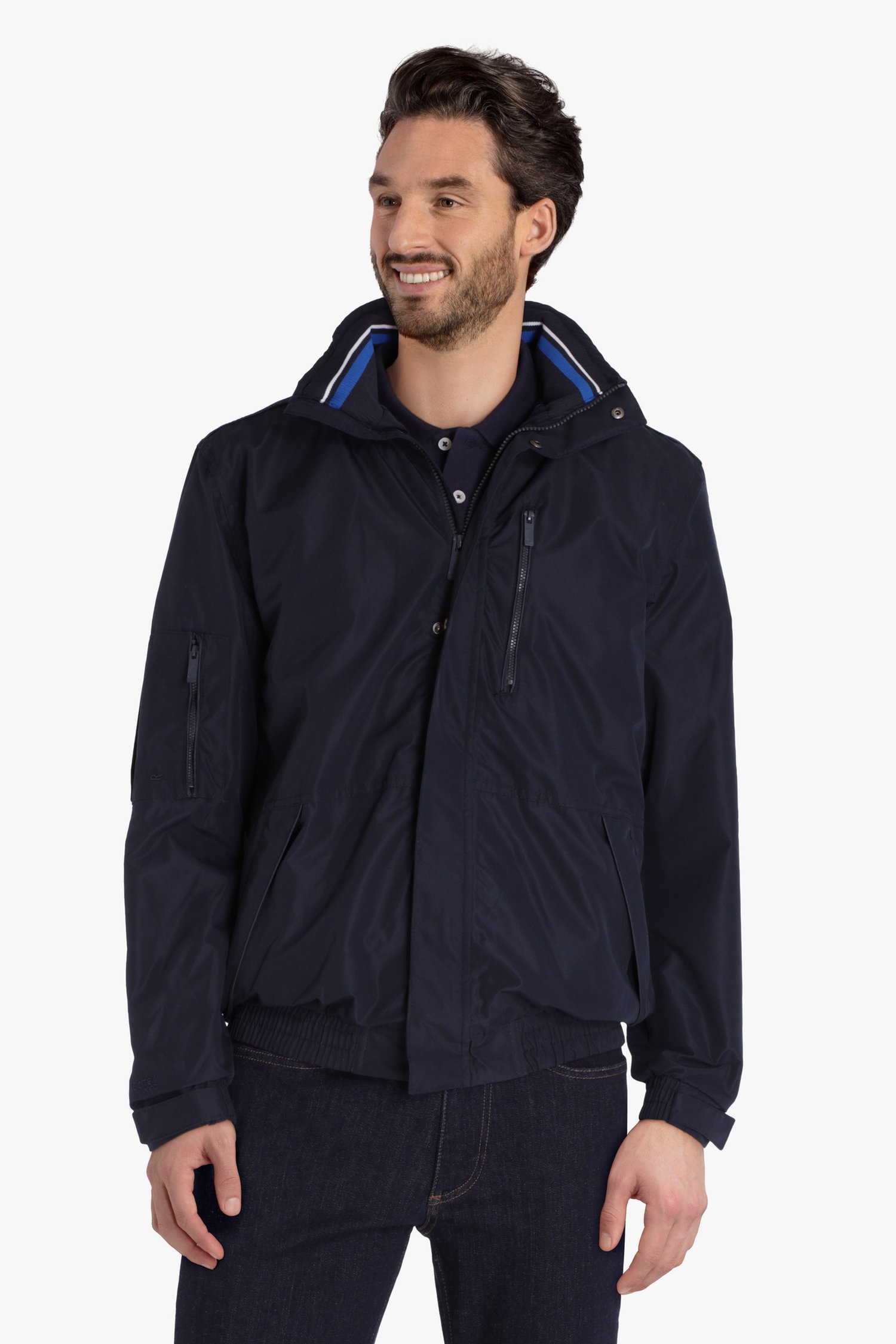 Impermeable bleu online marine