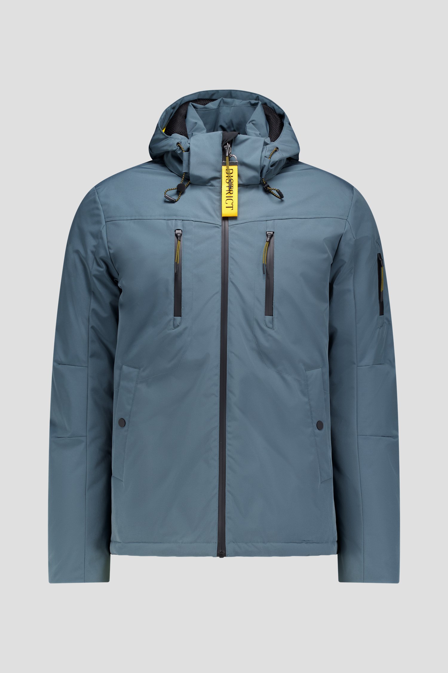 Photo produit 1 de Imperméable matelassé bleu de District pour Hommes