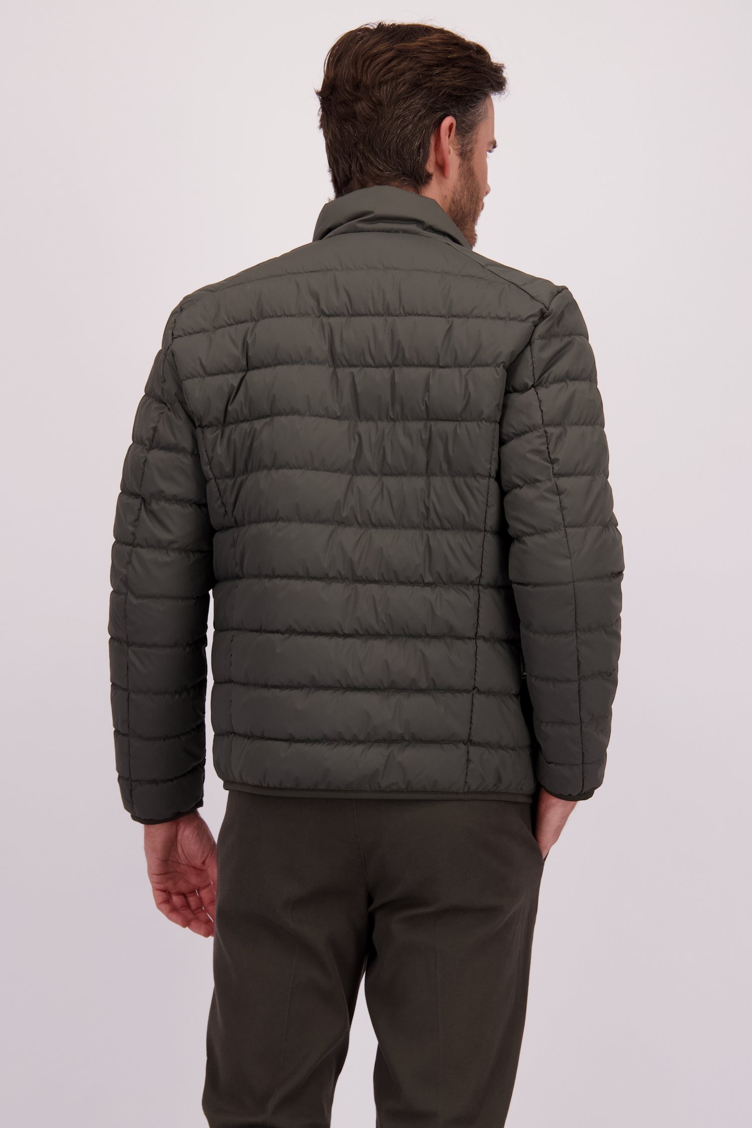 Le dos de Imperméable matelassé kaki de Marc O'Polo pour Hommes