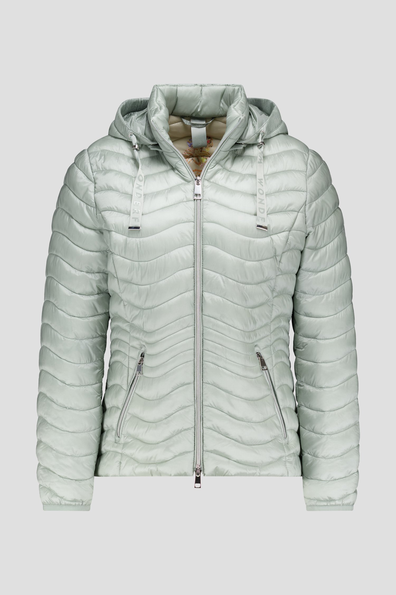 Imperméable matelassé vert clair de Barbara Lebek pour Femmes