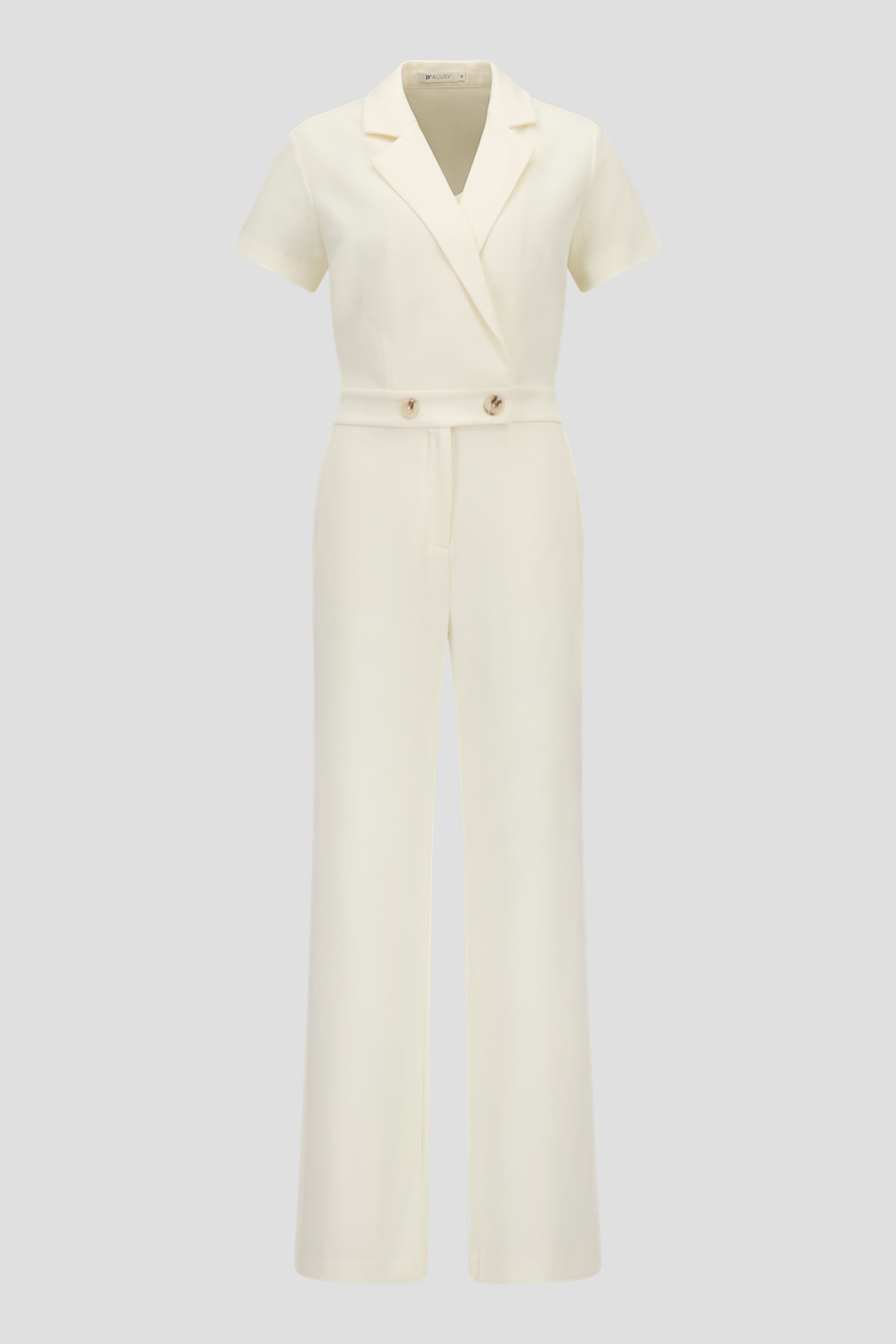 Ivoorwitte jumpsuit van D'Auvry voor Dames
