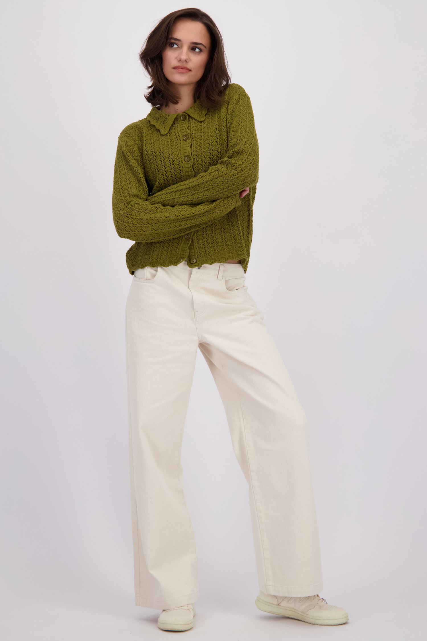 Photo supplémentaire 1 de Jean beige - coupe straight de JDY pour Femmes