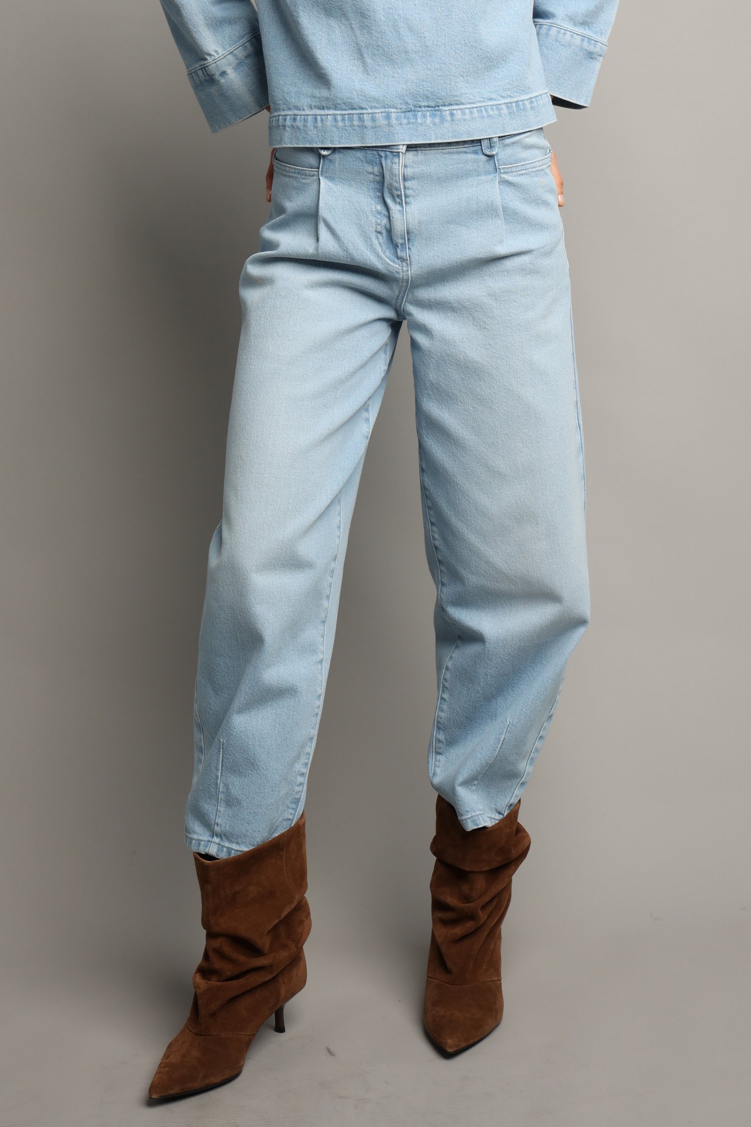 Photo produit 1 de Jean bleu clair - barrel fit de Liberty Island Denim pour Femmes