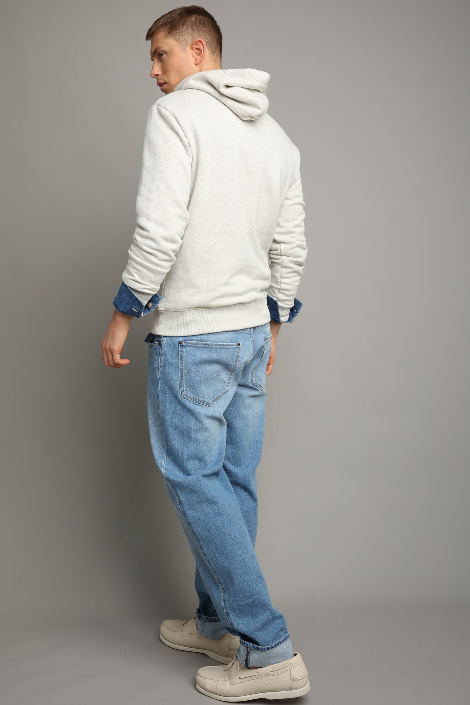 Le dos de Jean bleu clair – Relaxed fit de Liberty Island Denim pour Hommes
