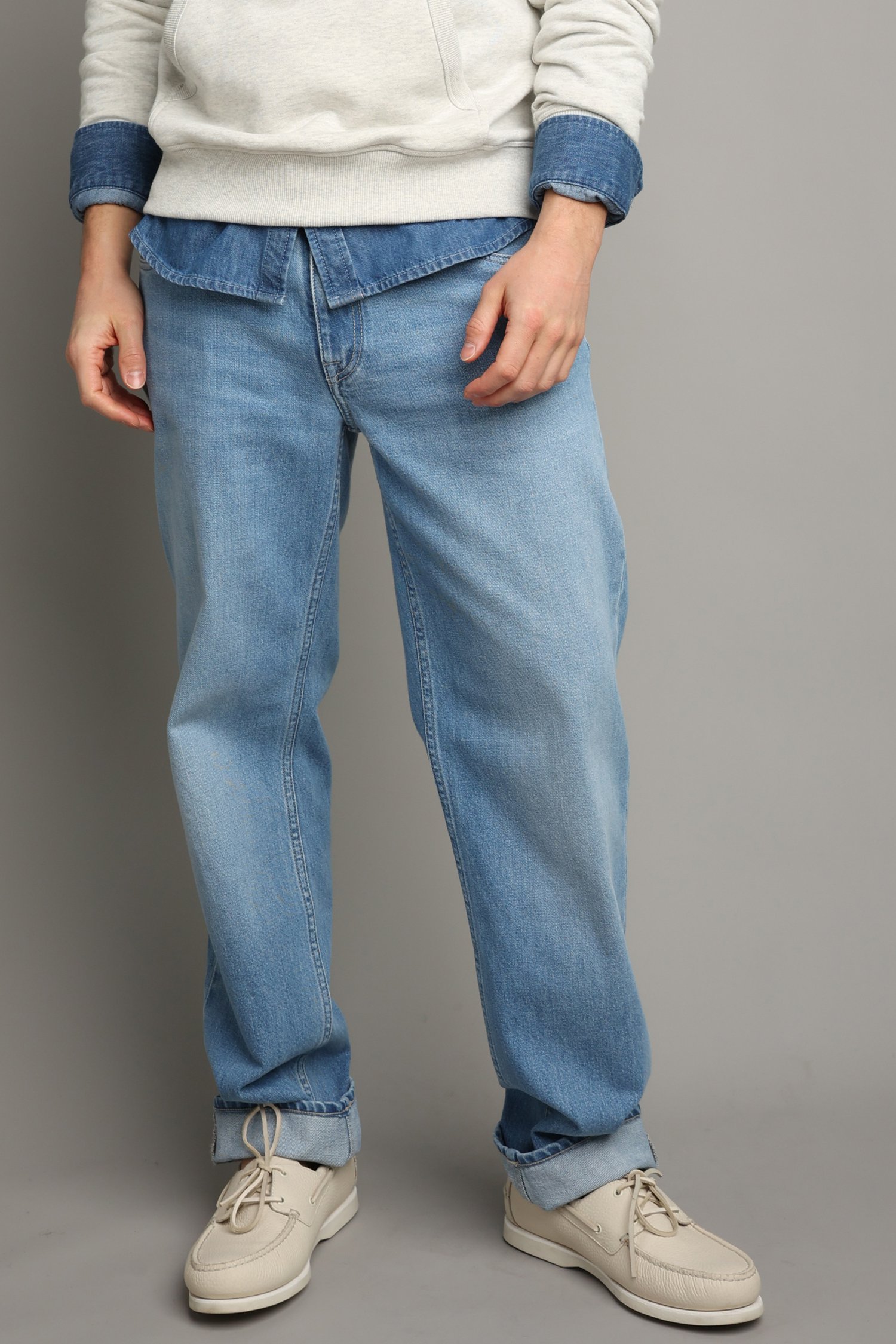 Détail de Jean bleu clair – Relaxed fit de Liberty Island Denim pour Hommes