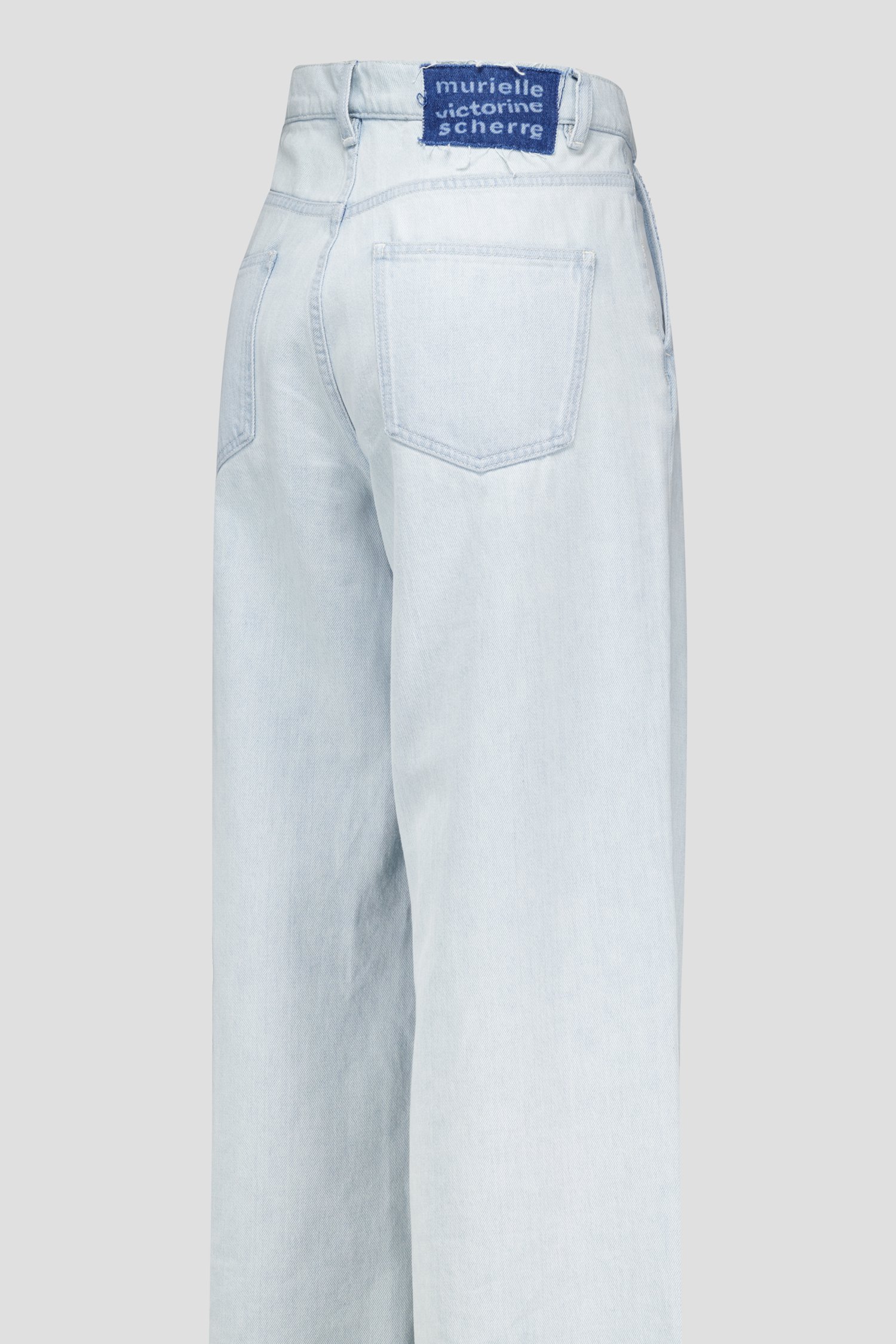 Jean bleu clair - Wide leg fit - Bourgeois de Murielle Victorine Scherre pour Femmes