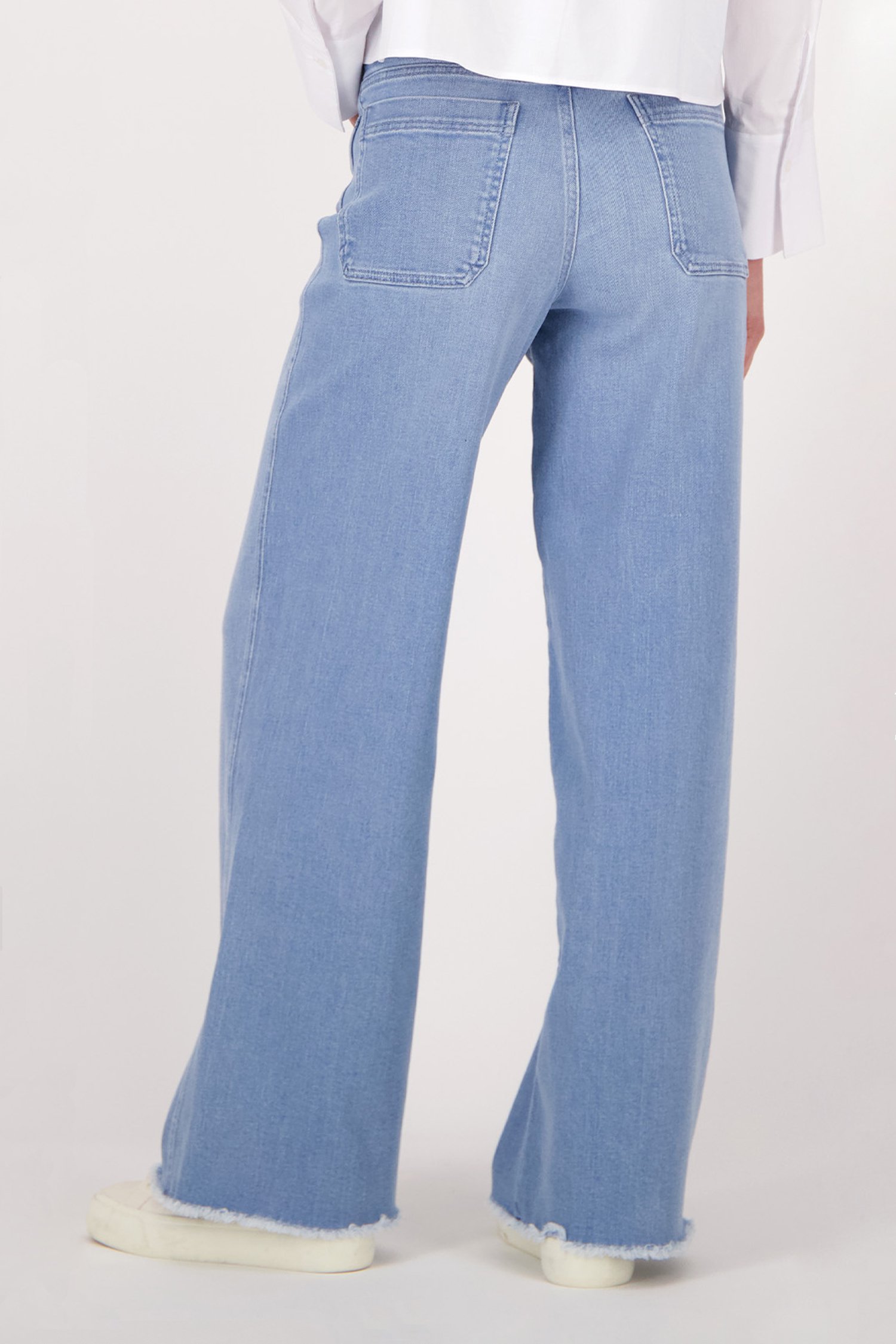 Jean bleu clair - wide leg fit de Liberty Island Denim pour Femmes