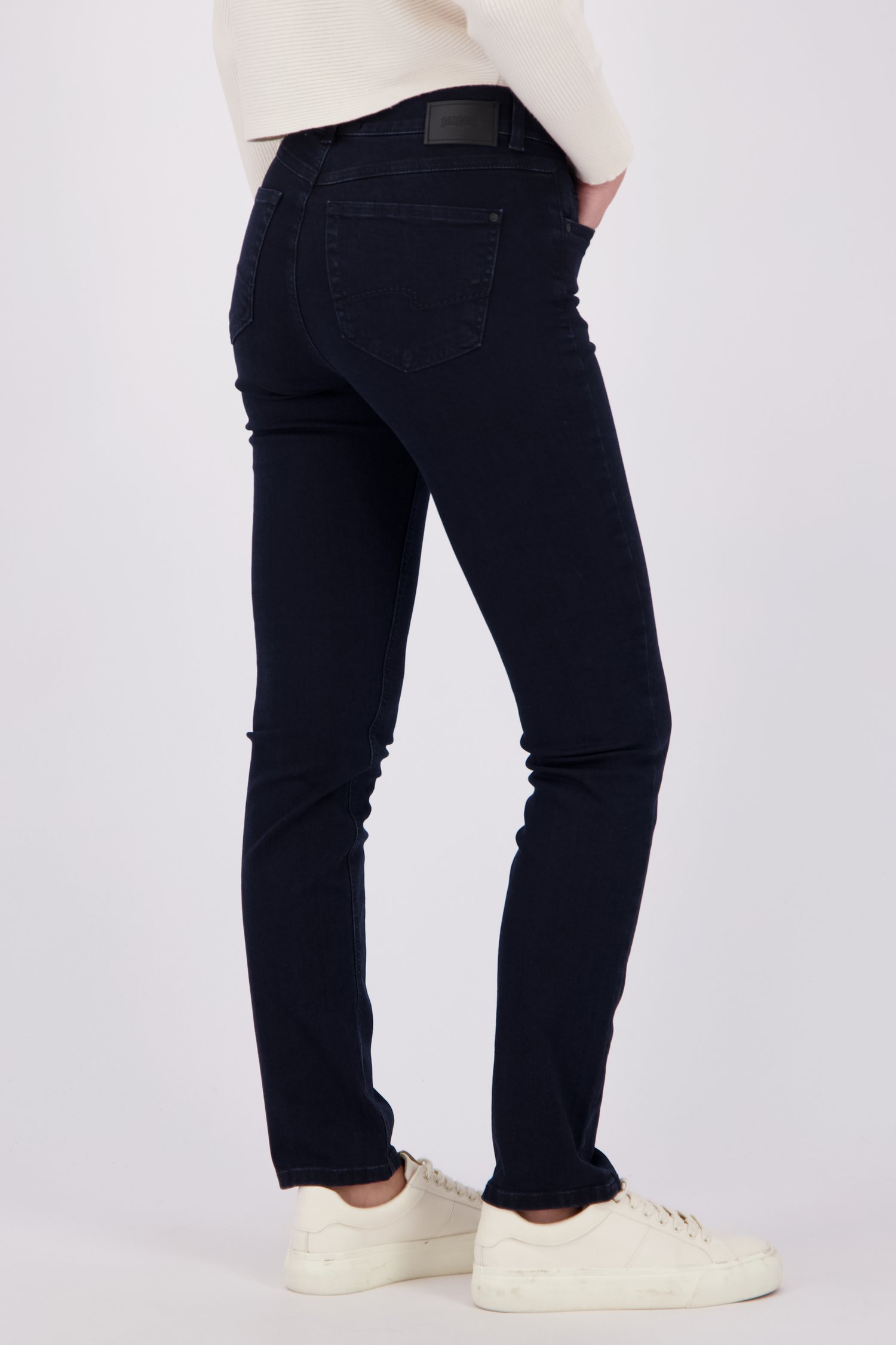 Le dos de Jean bleu foncé - straight fit de Angels pour Femmes