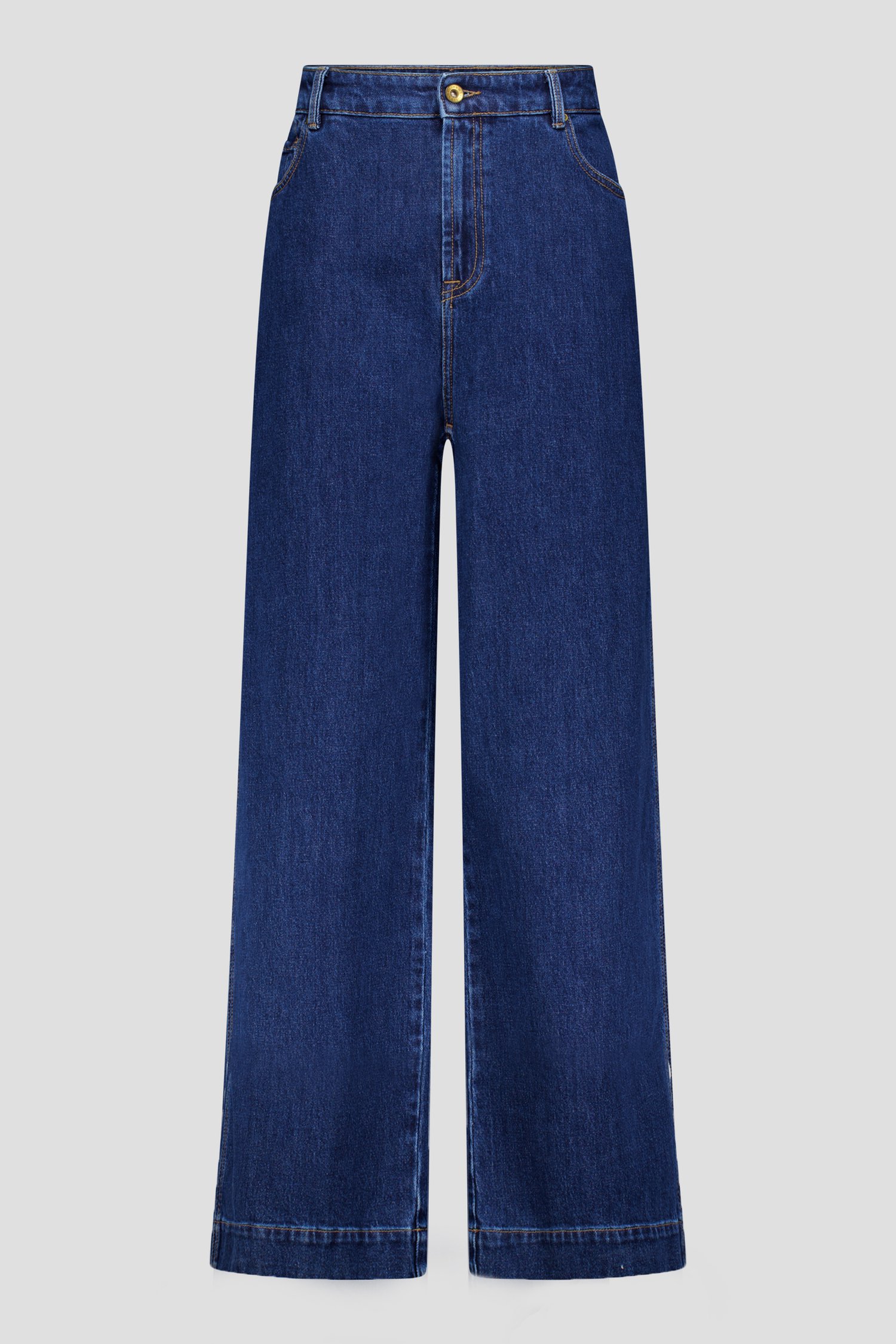Jean bleu foncé – Wide leg fit de Liberty Island Denim pour Femmes