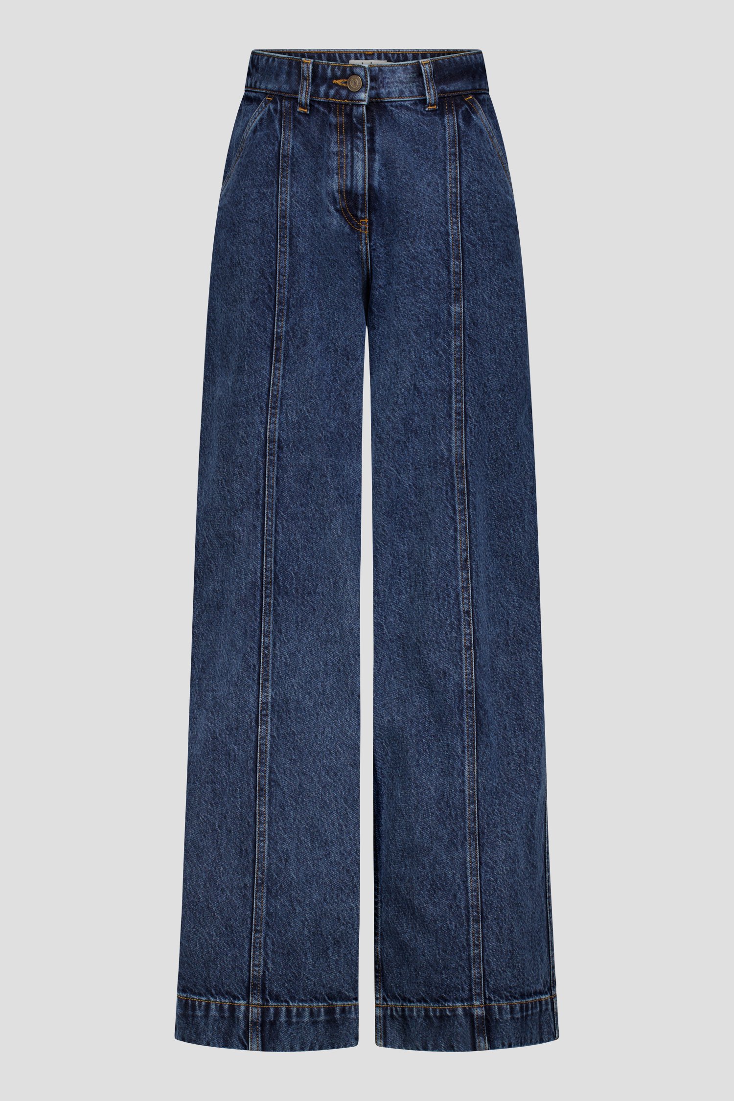 Photo produit 1 de Jean bleu large de Louise pour Femmes