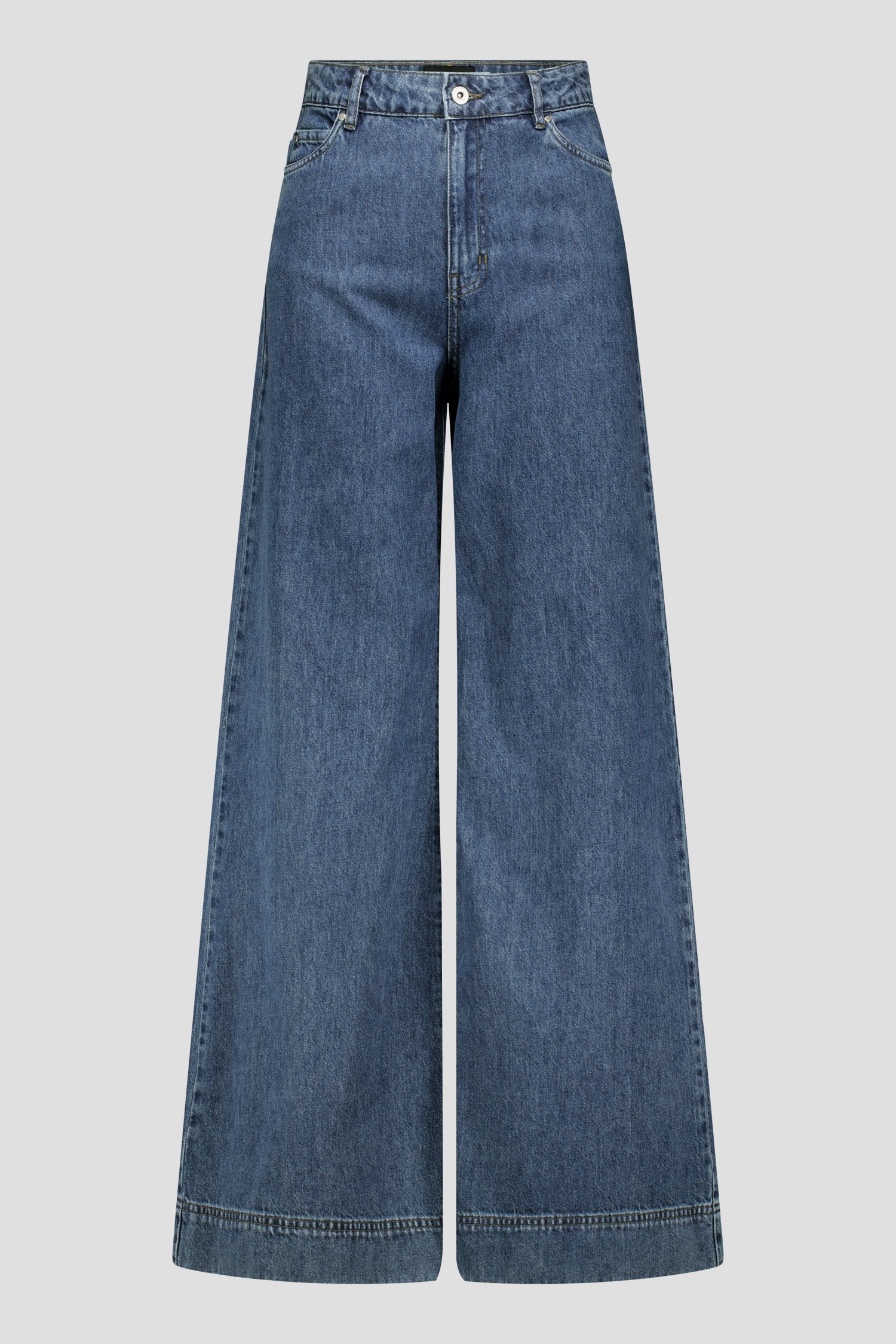 Photo produit 1 de Jean bleu moyen évasé de AC by Annelien Coorevits pour Femmes