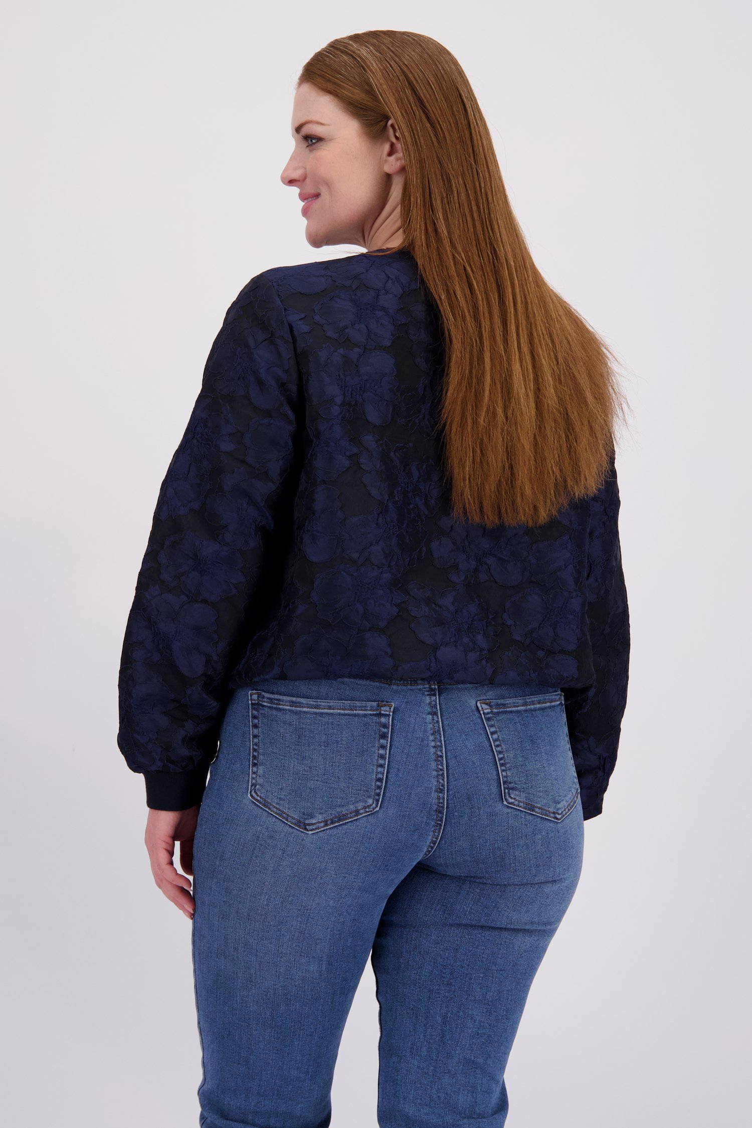 Le dos de Jean bleu – Straight fit de Kaffe Curve pour Femmes